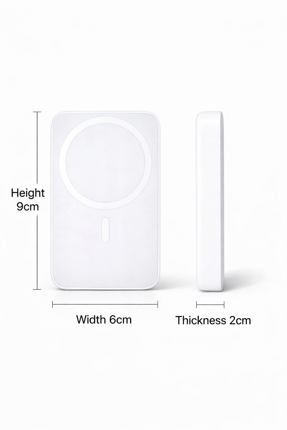 Image of FRYSKA 10000 mAh 22.5 W Wireless With MagSafe Compact Pocket Size Power Bank