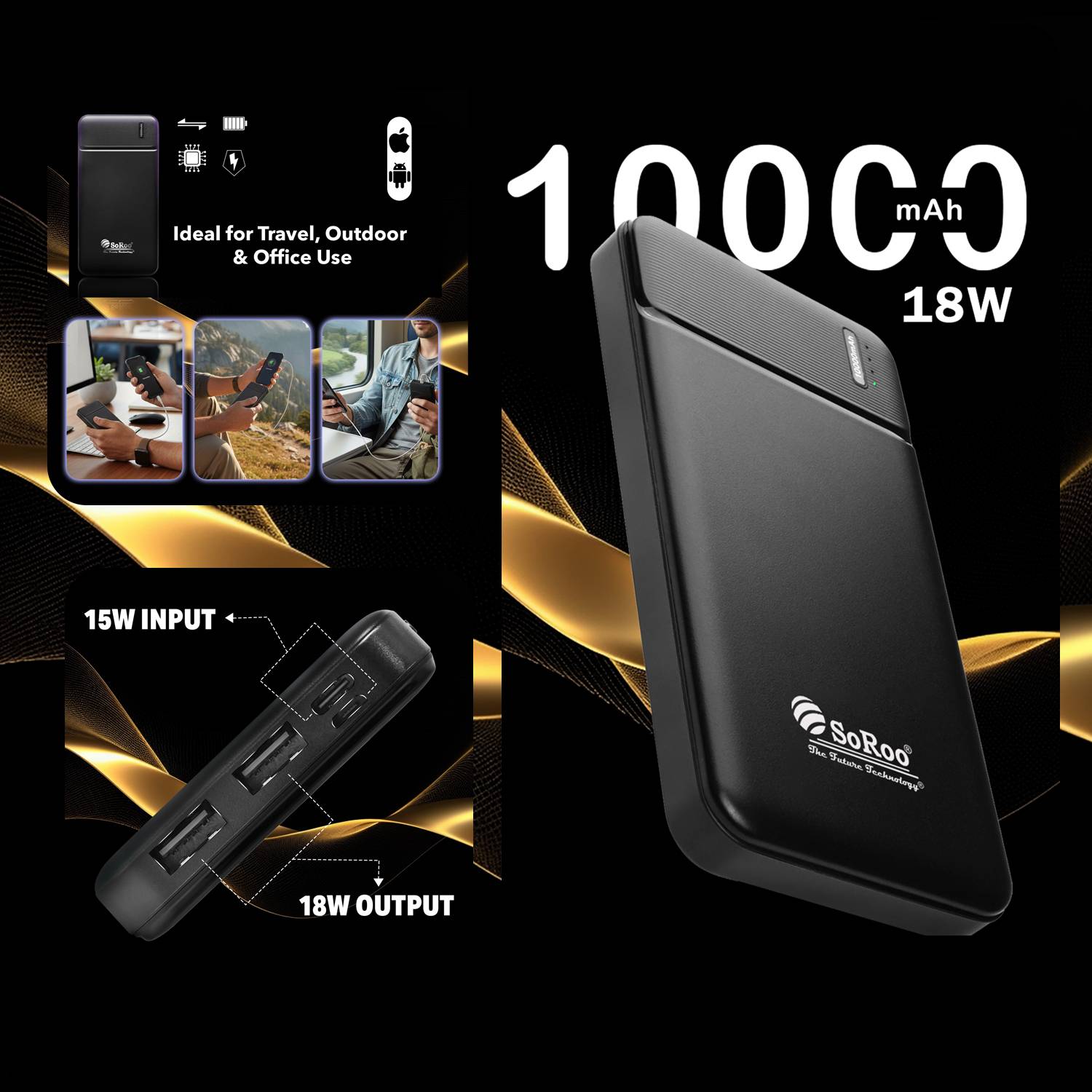 Soroo Future 10000 mAh 18W Power Bank - Image 4