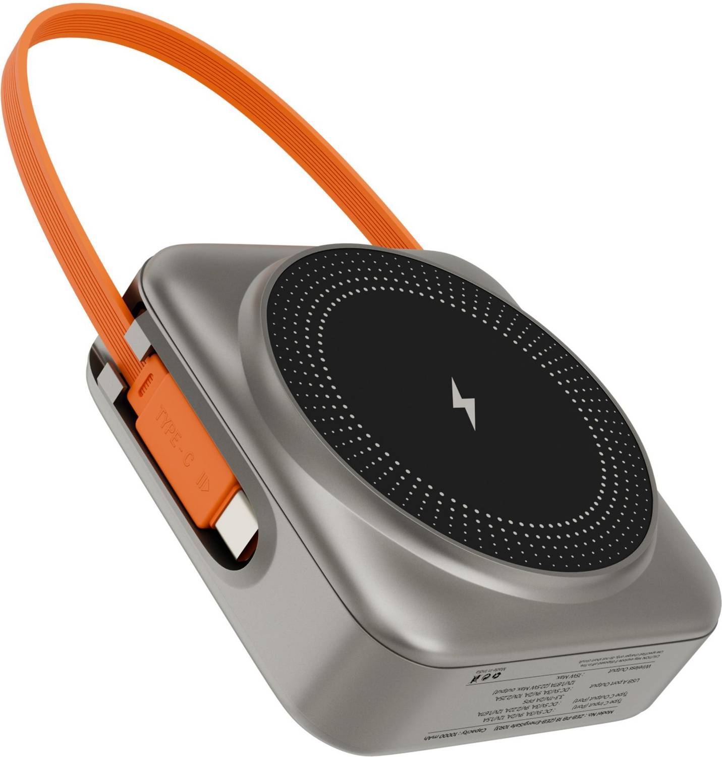 ZEBRONICS 10000 mAh 22.5 W Wireless With MagSafe Pocket Size Power Bank