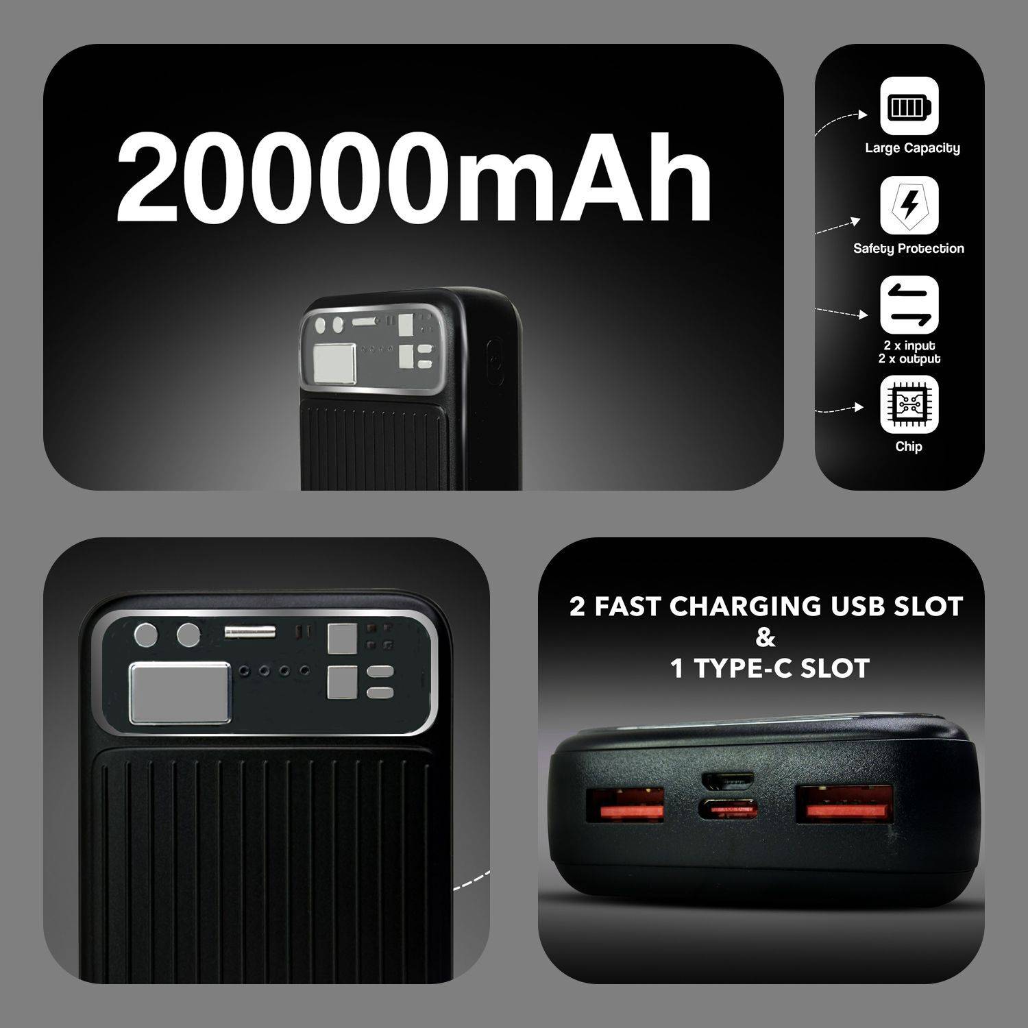 Soroo Future 20000 mAh 30W Ultra Compact Power Bank - Image 4