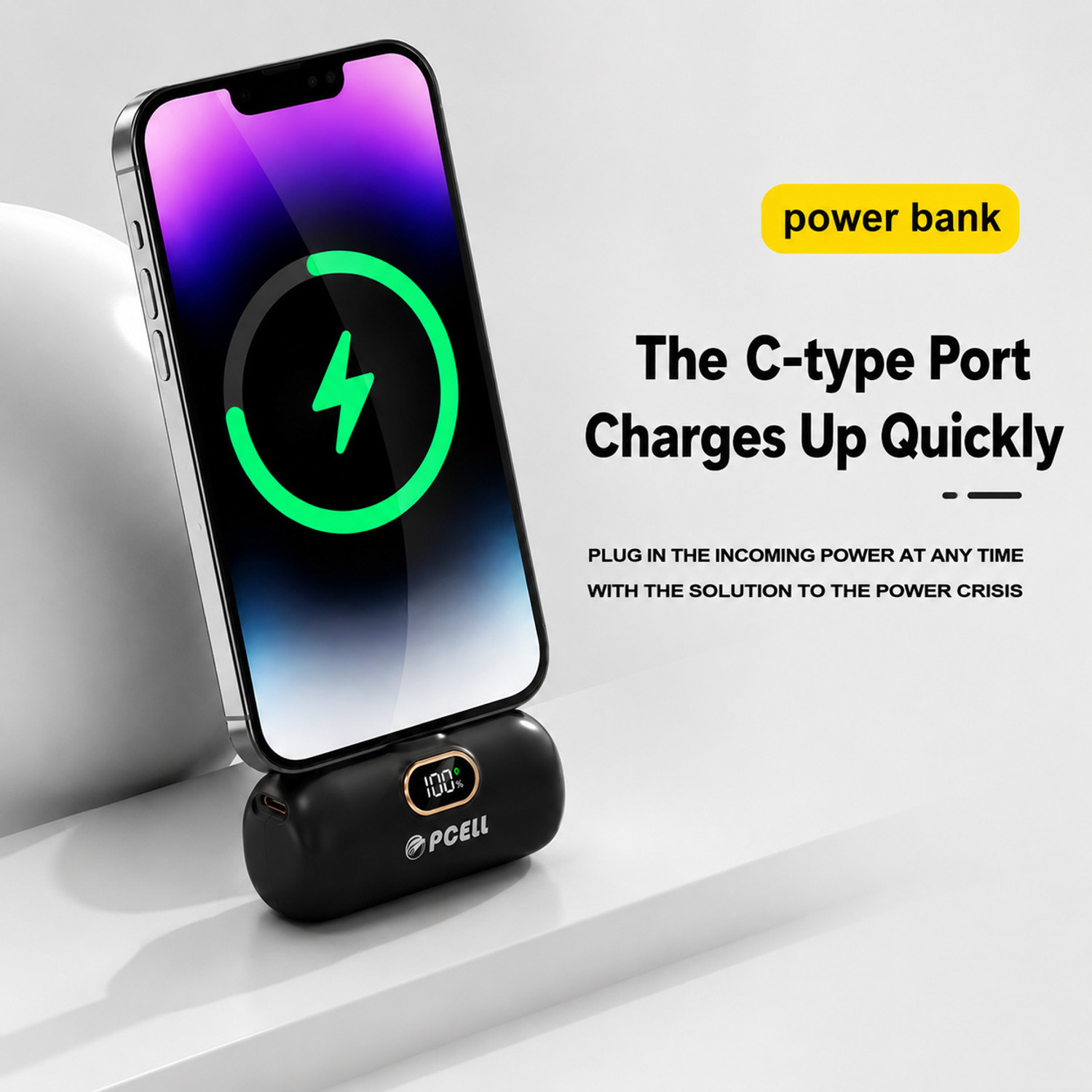 Image of PCell 5000 mAh 22.5 W Compact Pocket Size Power Bank