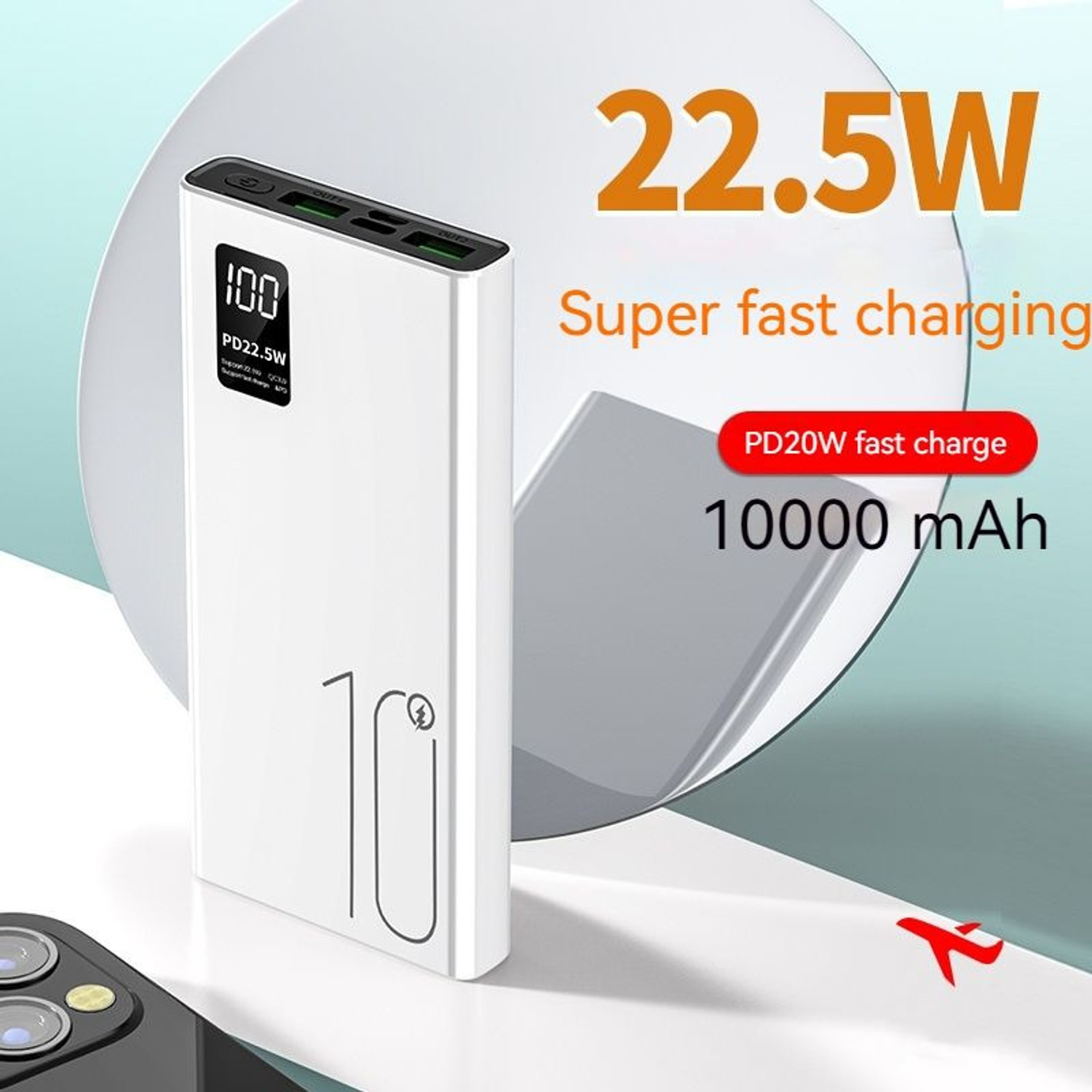 Image of MIMO BINORI 100000 mAh 22.5 W Compact Pocket Size Power Bank
