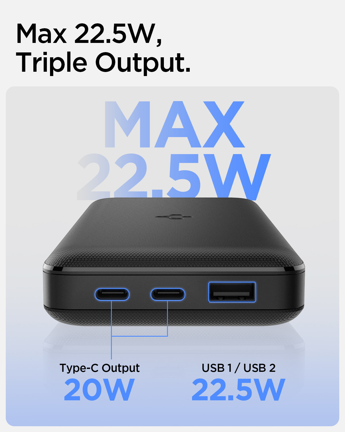 Image of Spigen 20000 mAh 22.5 W Compact Power Bank
