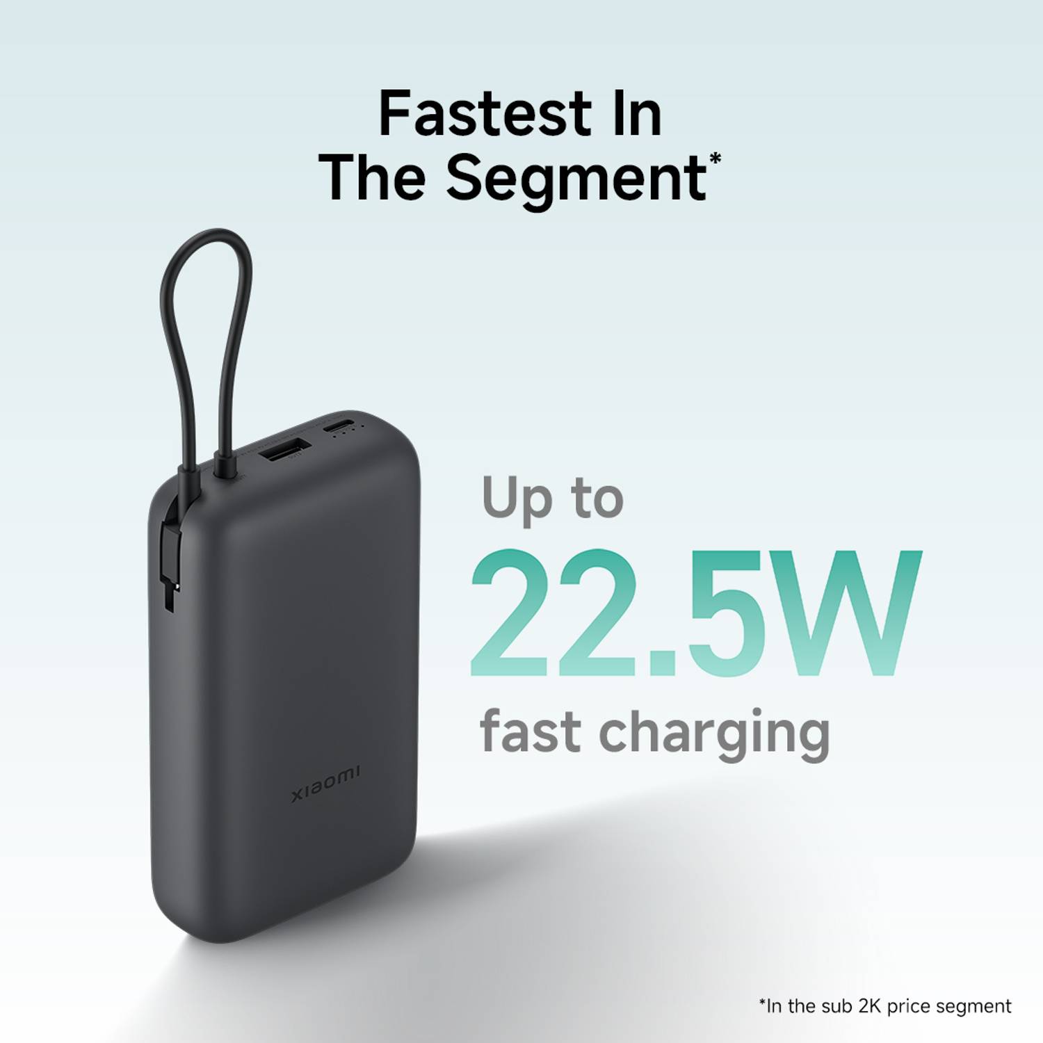 Mi 20000 mAh 22.5W Power Bank Black - Image 3