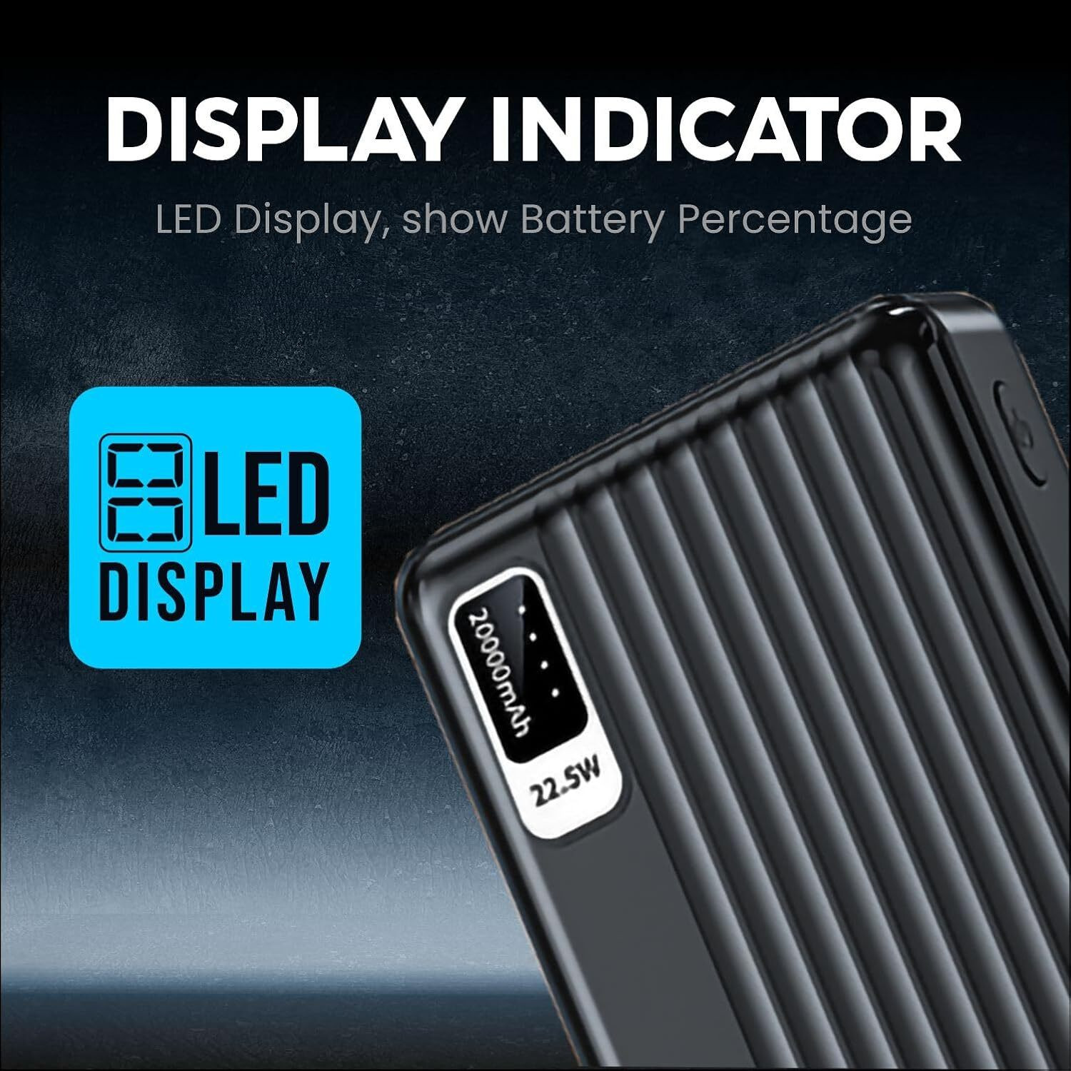 Image of Egate 20000 mAh 22.5 W Compact Pocket Size Power Bank