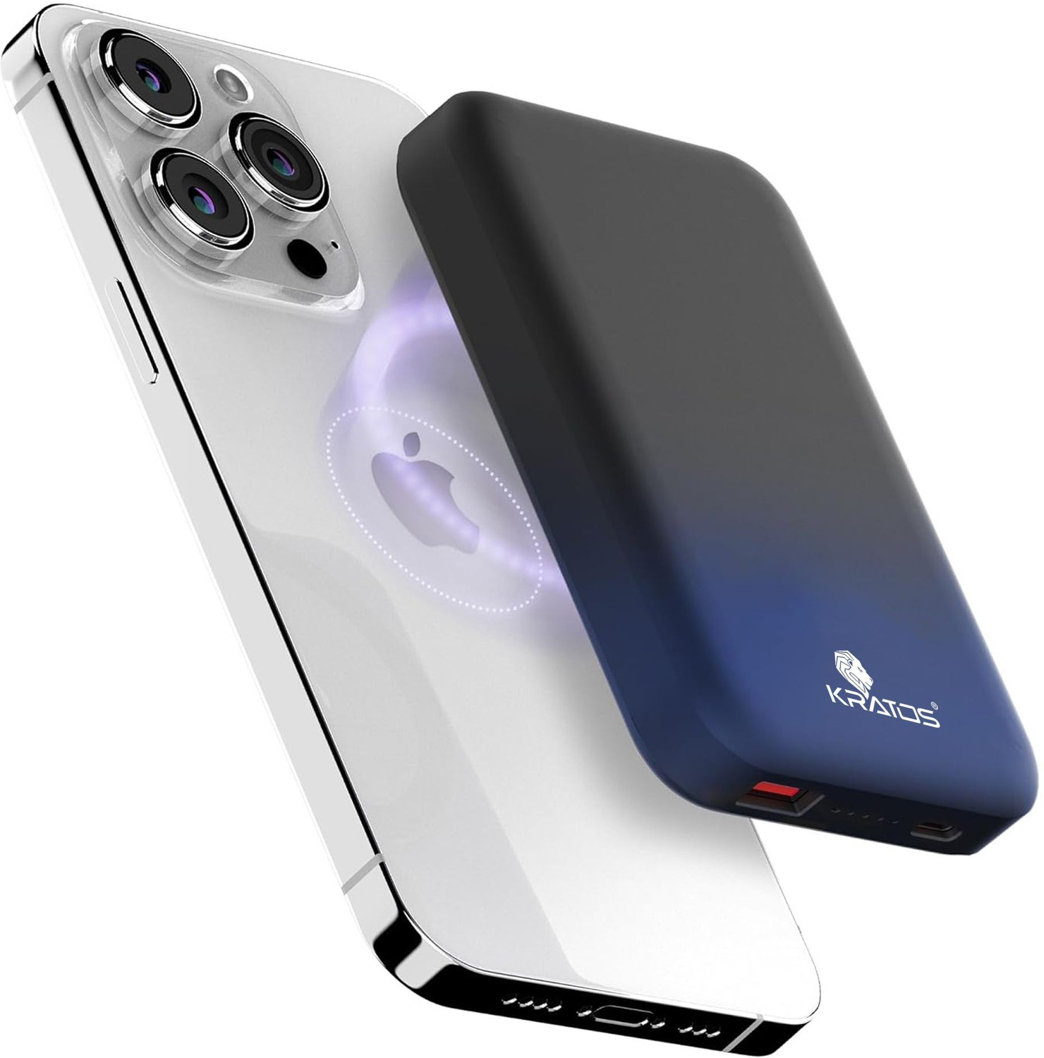 Image of Kratos 10000 mAh 22.5 W Wired & Wireless With MagSafe Slim Pocket Size Power Bank