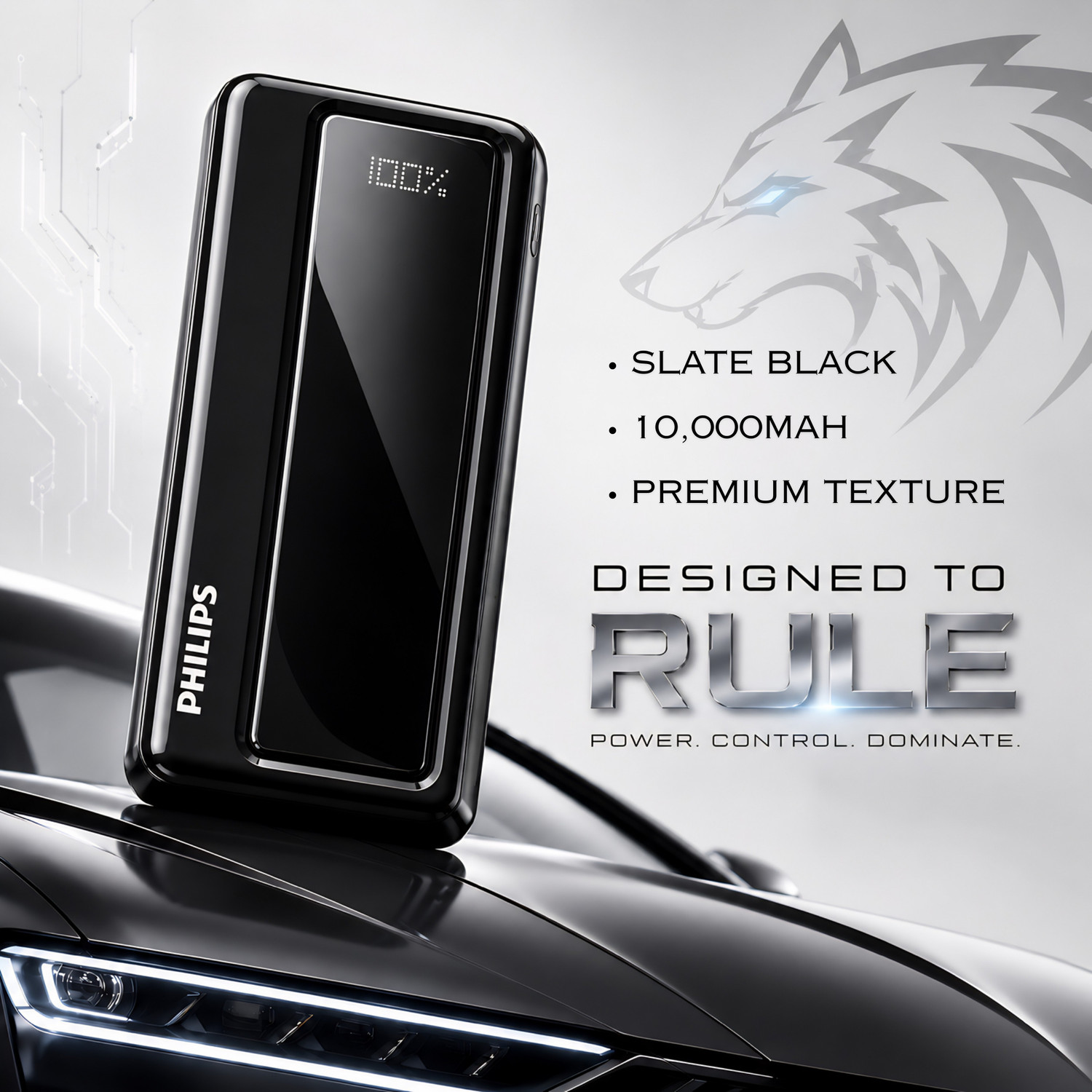Image of PHILIPS 10000 mAh 22.5 W Power Bank
