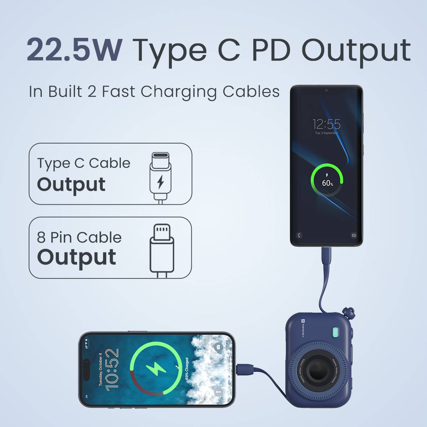 Portronics 10000 mAh 22.5W Power Bank - Image 3