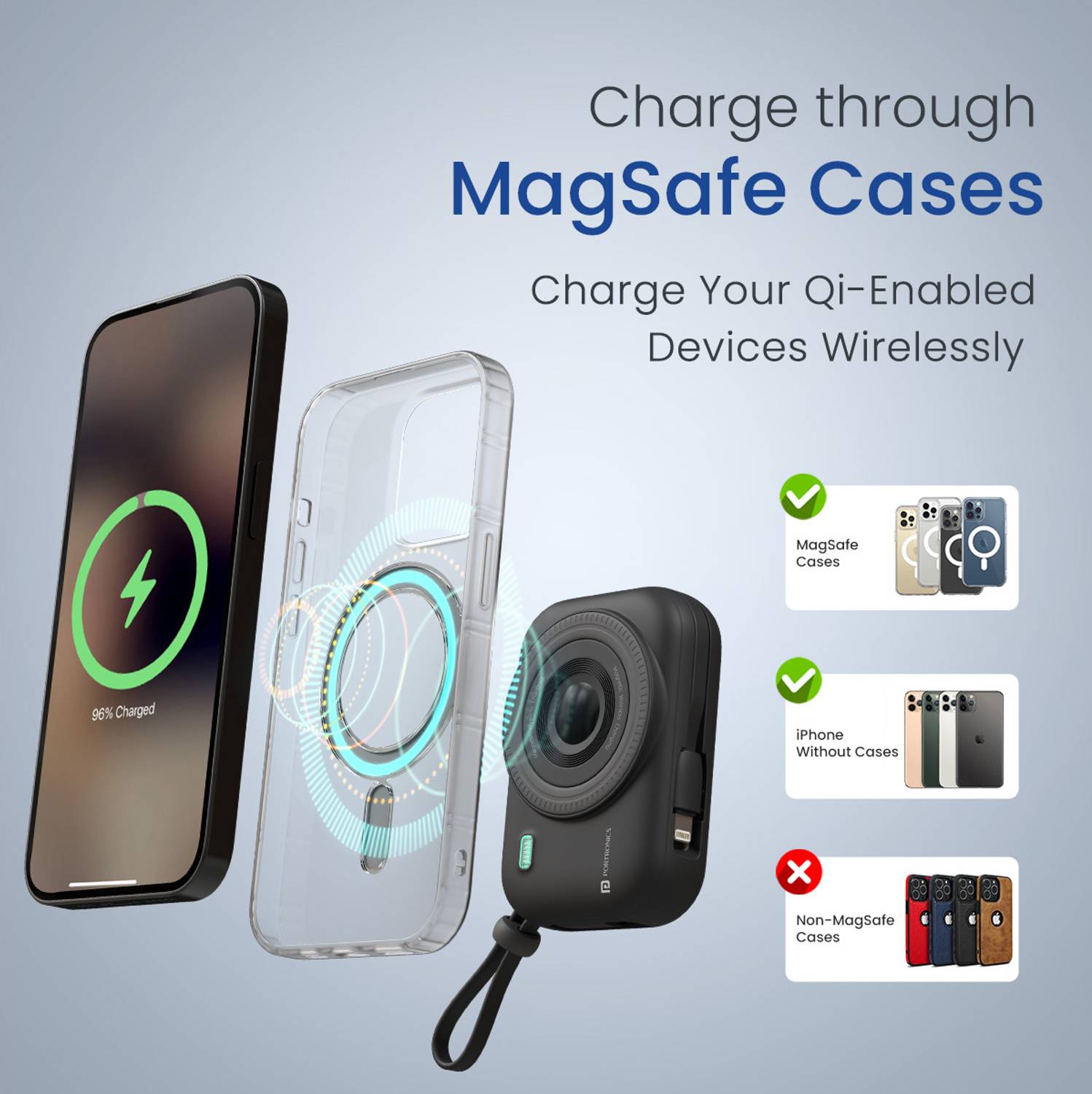 Portronics 10000 mAh 22.5W Wireless Power Bank - Image 5