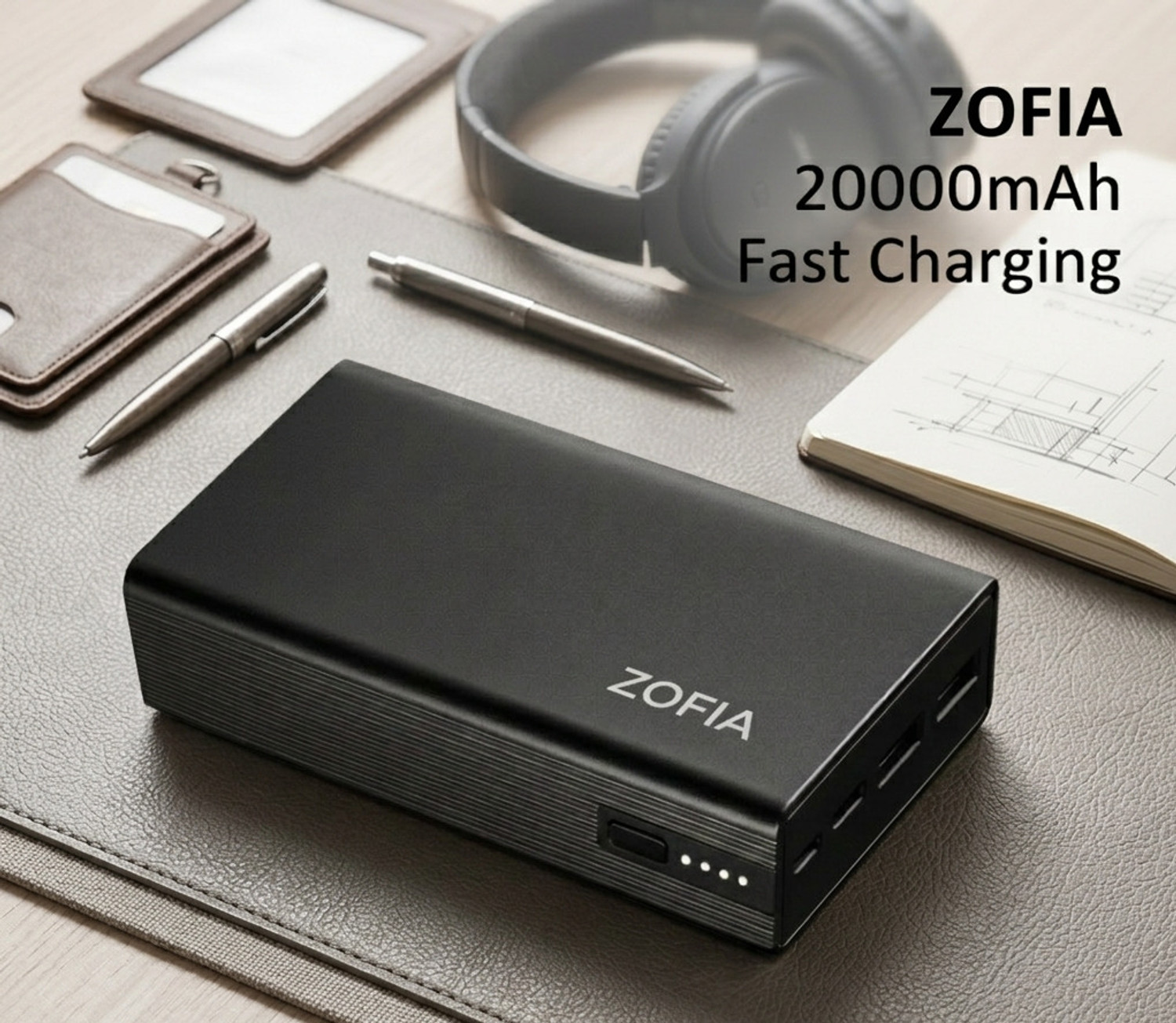 Image of zofia 200000 mAh 22.5 W Compact Pocket Size Power Bank