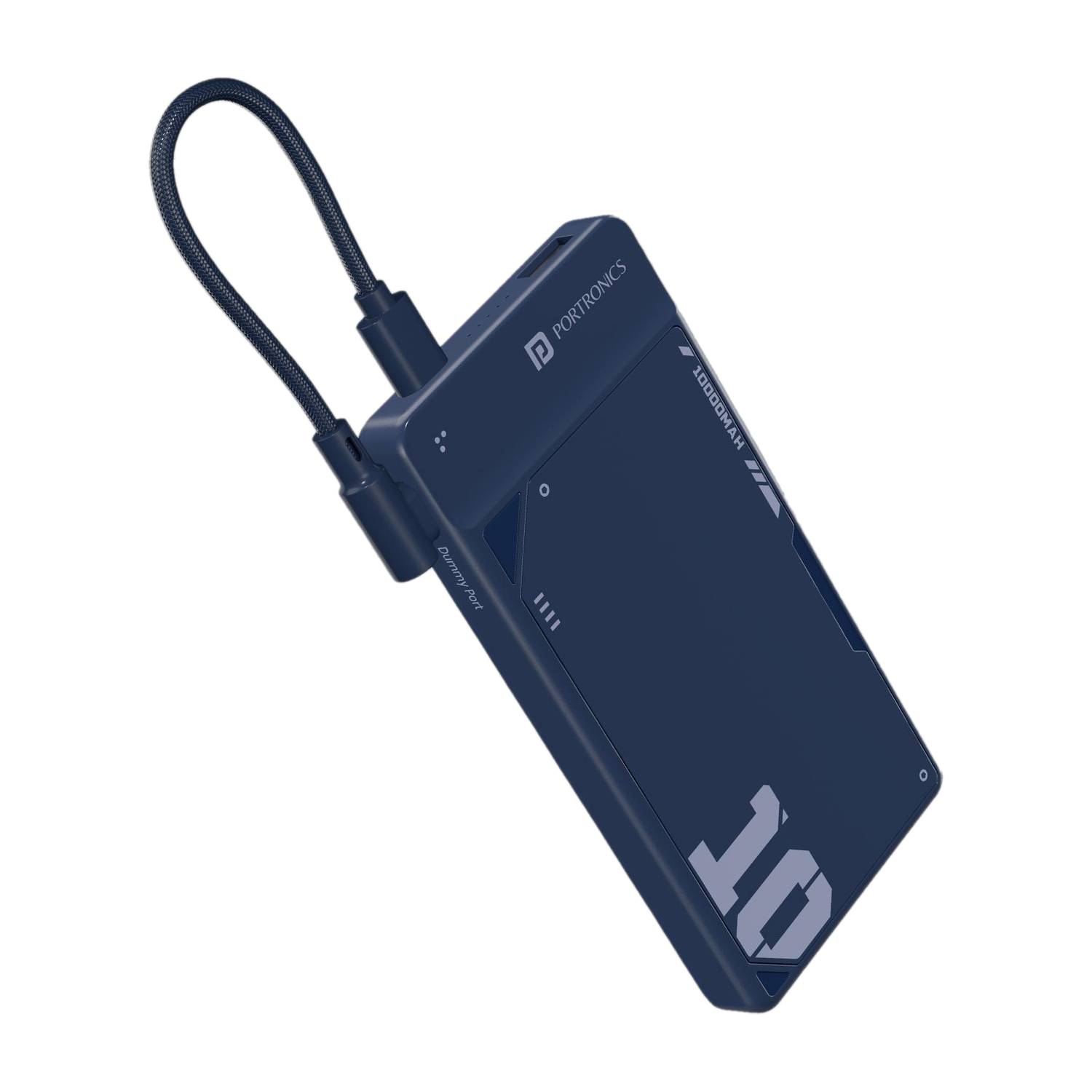 Portronics 10000 mAh 22.5W Compact Power Bank Blue - Image 1