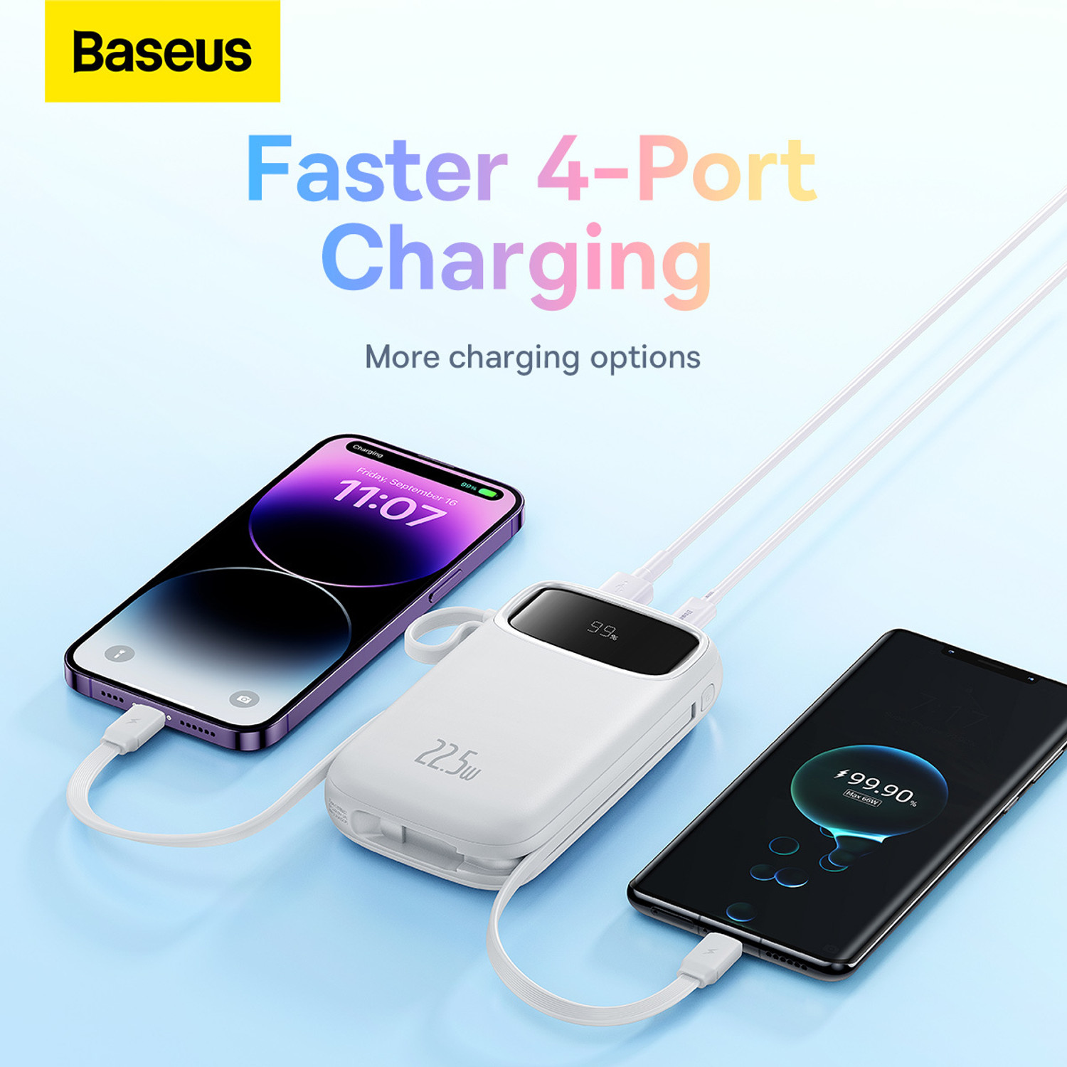 Image of Baseus 20000 mAh 22.5 W Compact Pocket Size Power Bank