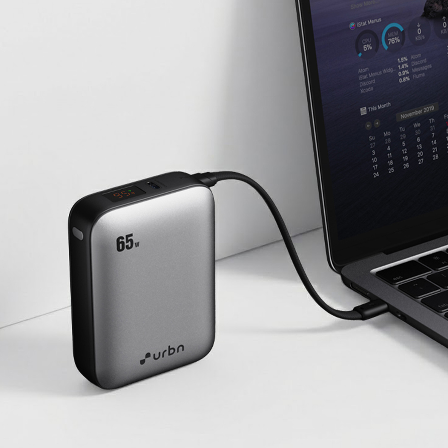 Image of URBN 20000 mAh 65 W Nano Pocket Size Power Bank