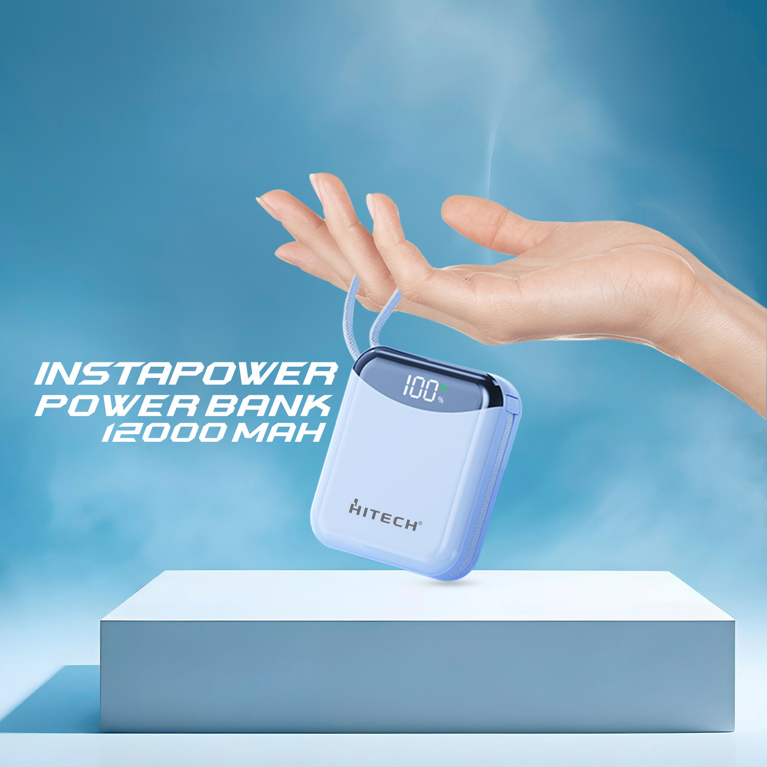 Image of Hi Tech 12000 mAh 22.5 W Compact Pocket Size Power Bank