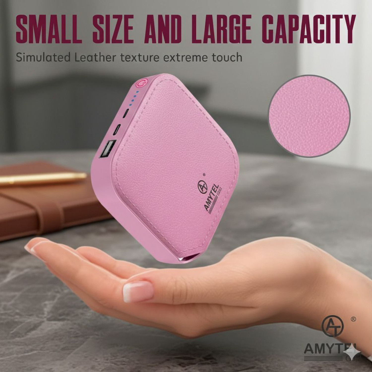 Image of AMYTEL 7050 mAh 5 W Mini Pocket Size Power Bank