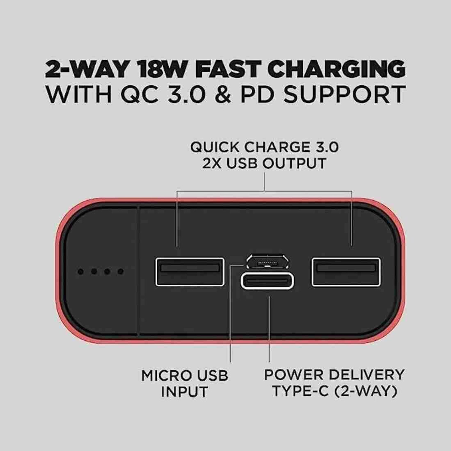 Image of DG POWER 50000 mAh 22 W Compact Pocket Size Power Bank