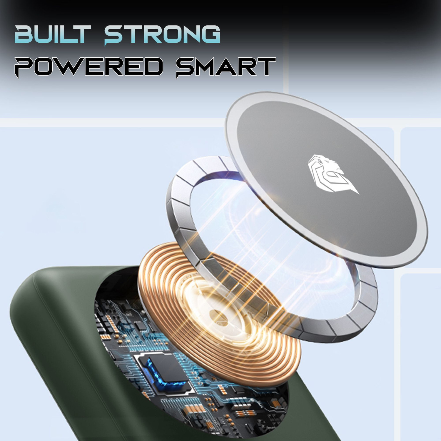 Image of Kratos 10000 mAh 22.5 W Wired & Wireless With MagSafe Slim Pocket Size Power Bank
