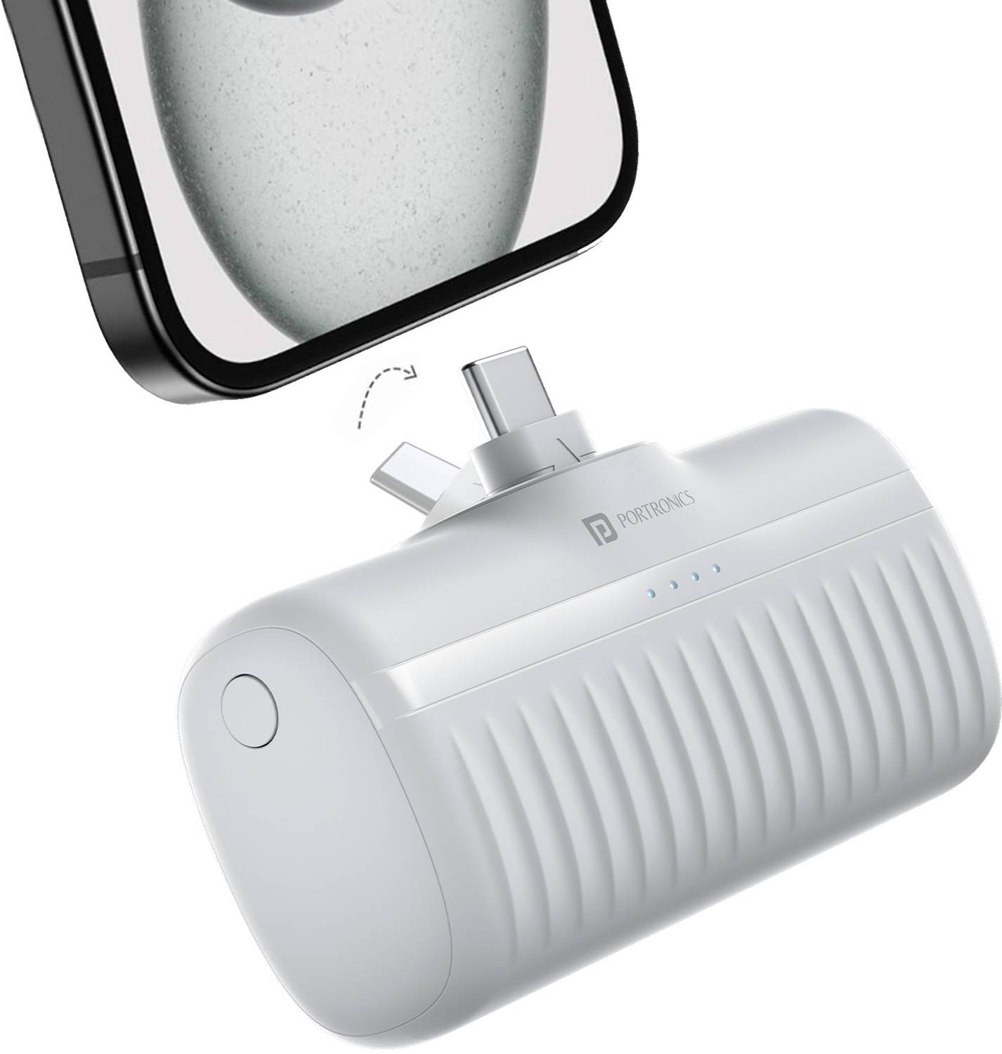 Portronics 5000 mAh 20 W Compact Pocket Size Power Bank