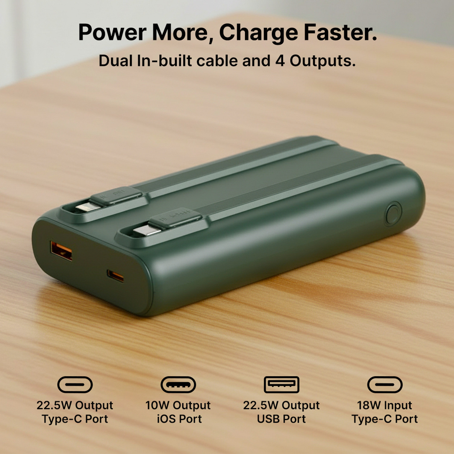 Image of PTron 20000 mAh 22.5 W Compact Pocket Size Power Bank