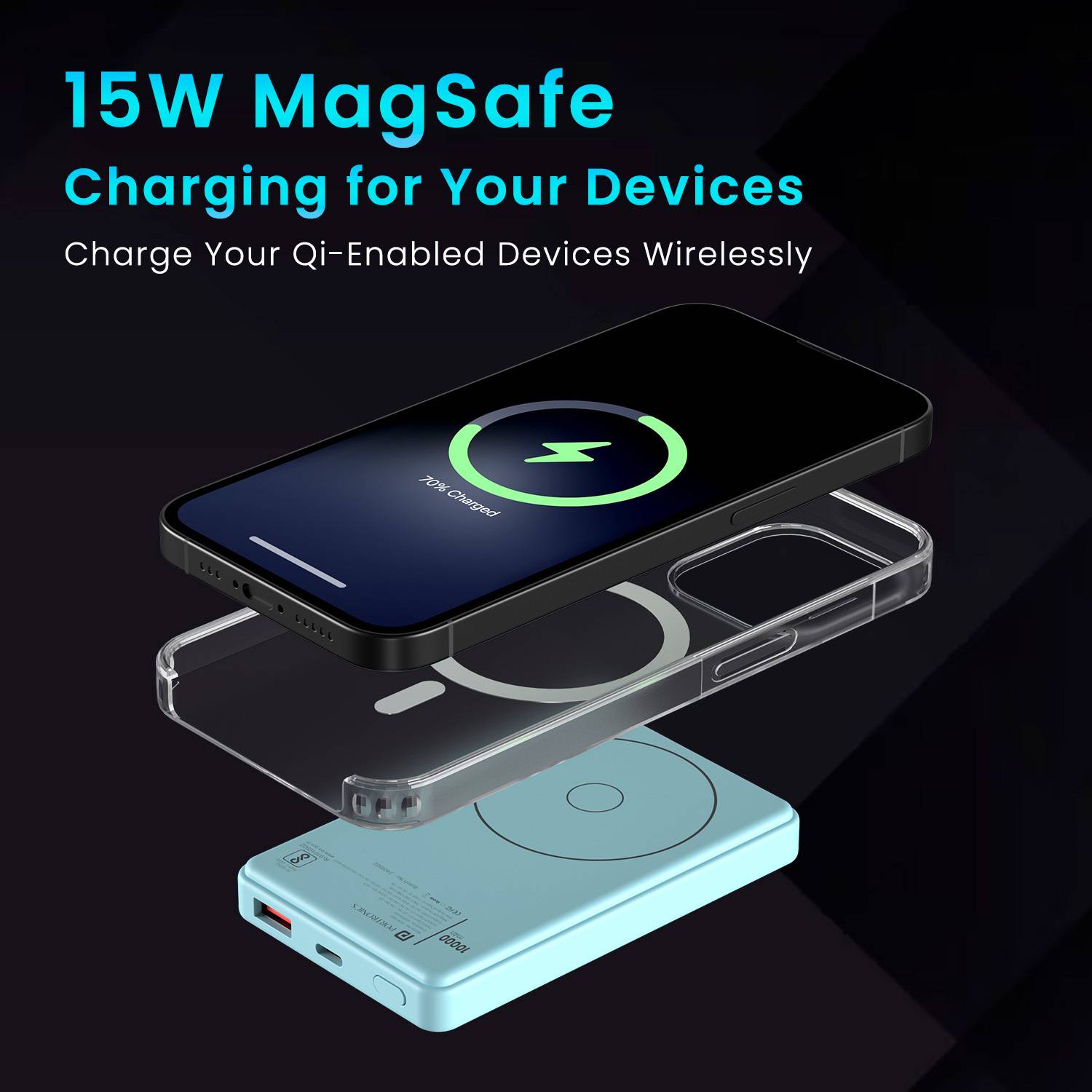 Portronics 10000 mAh 22.5W Wireless Power Bank - Image 5