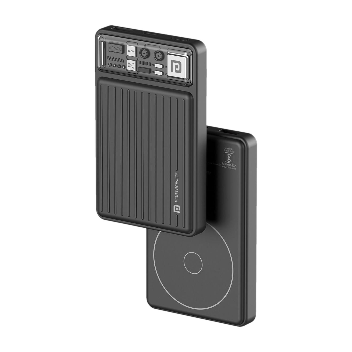 Portronics 10000 mAh 22.5W MagSafe Mini Power Bank