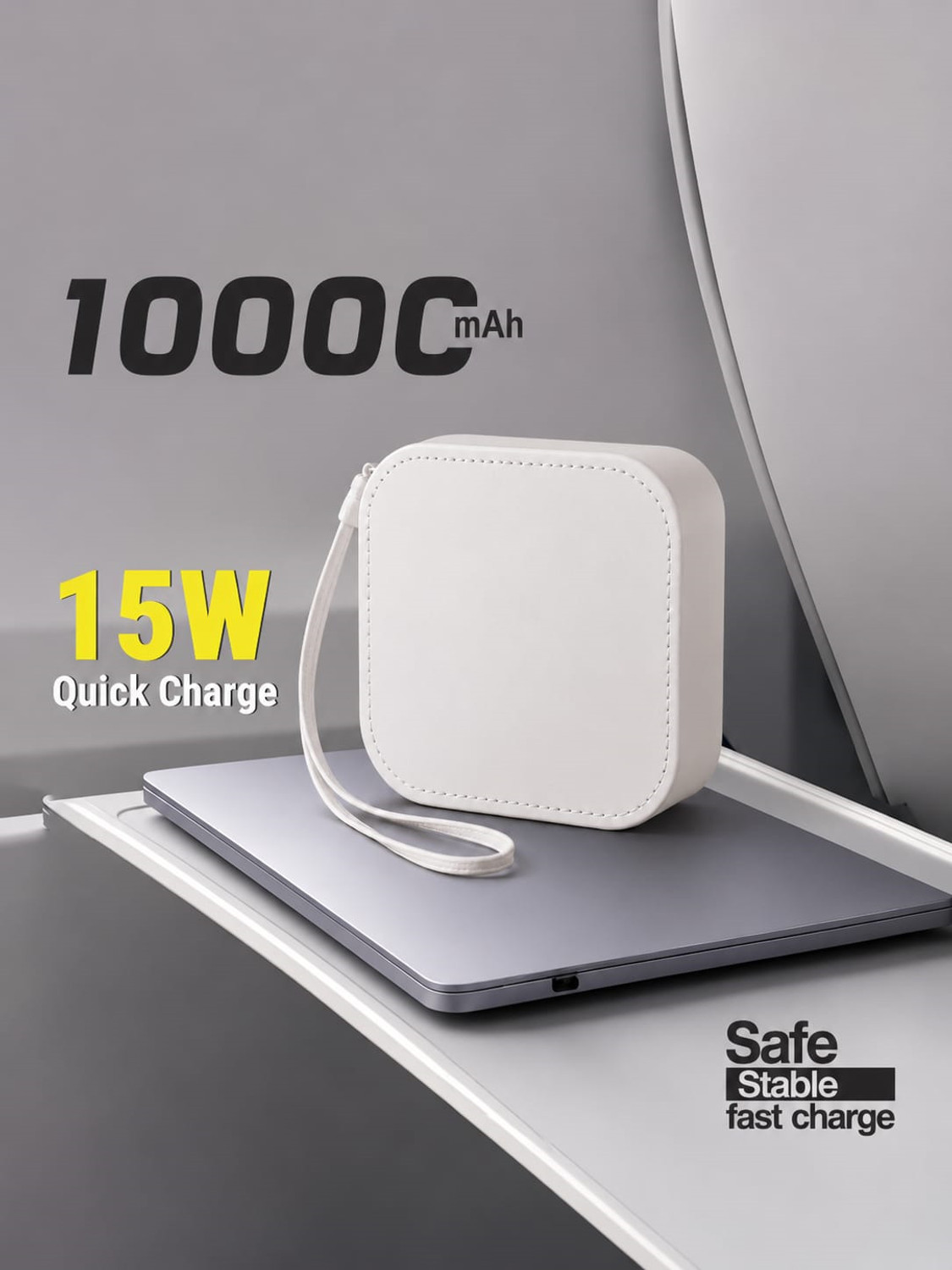 Image of FluSun india 10000 mAh 15 W Nano Pocket Size Power Bank