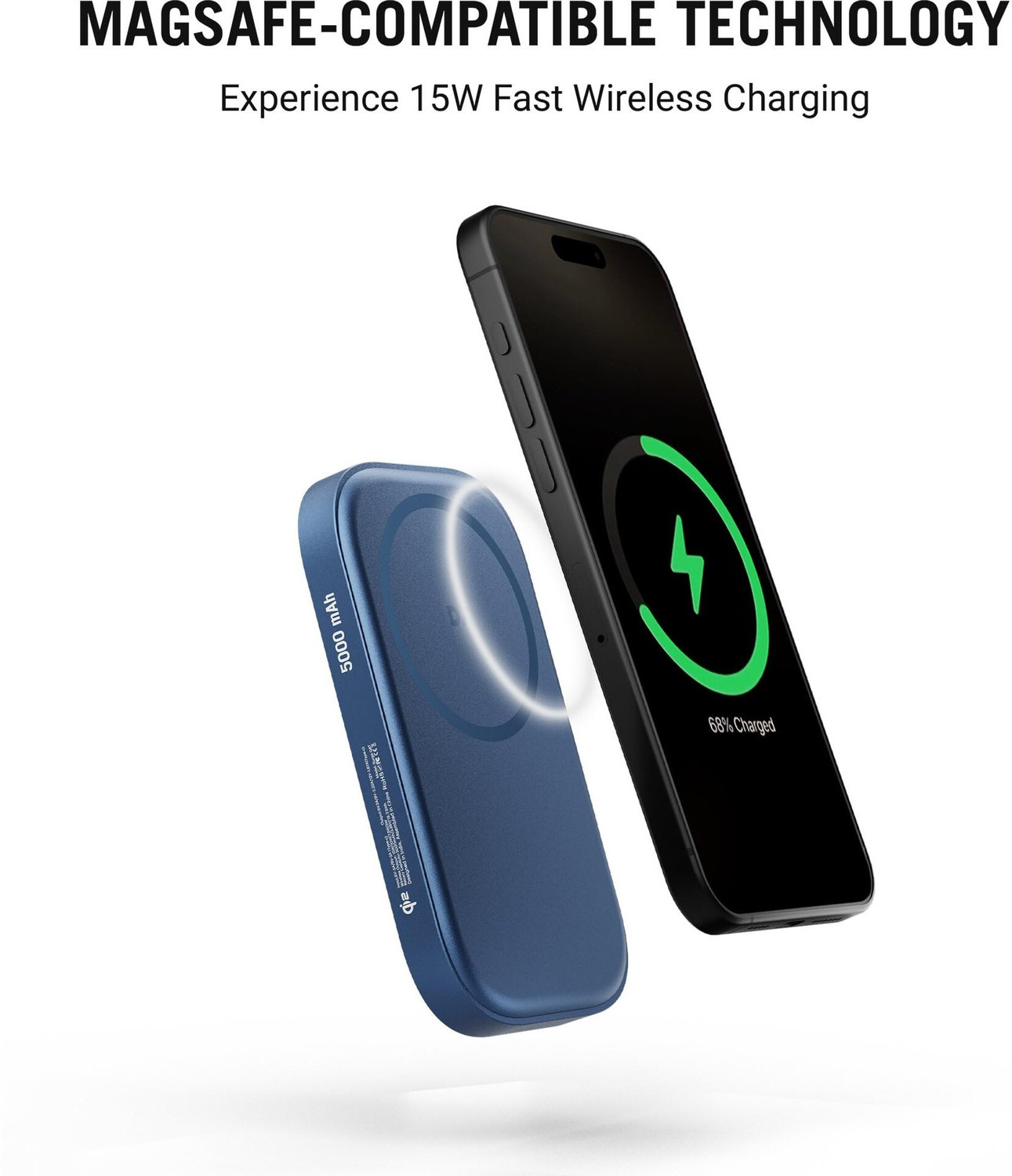 Image of DailyObjects 5000 mAh 20 W Wired & Wireless With MagSafe Compact Pocket Size Power Bank