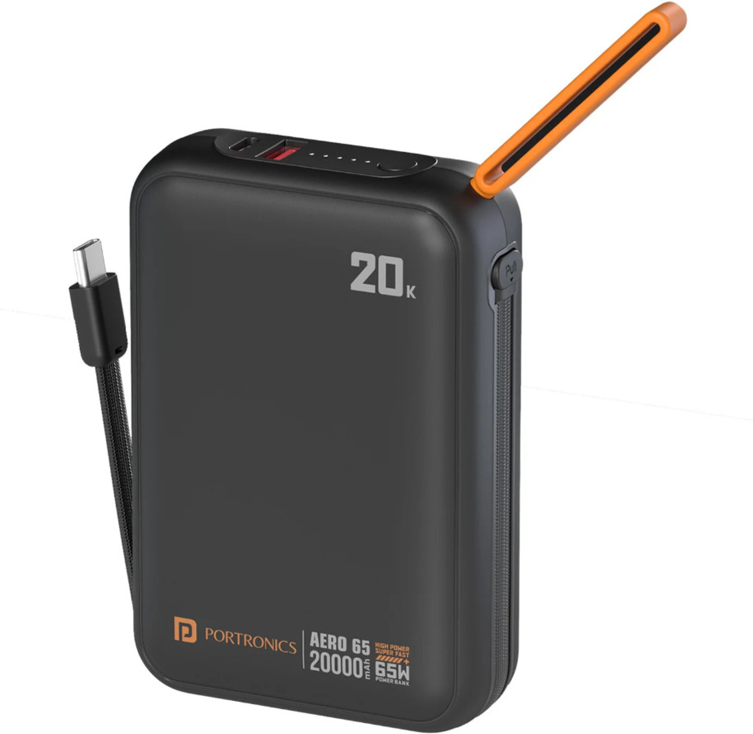 Image of Portronics 20000 mAh 65 W Compact Pocket Size Power Bank