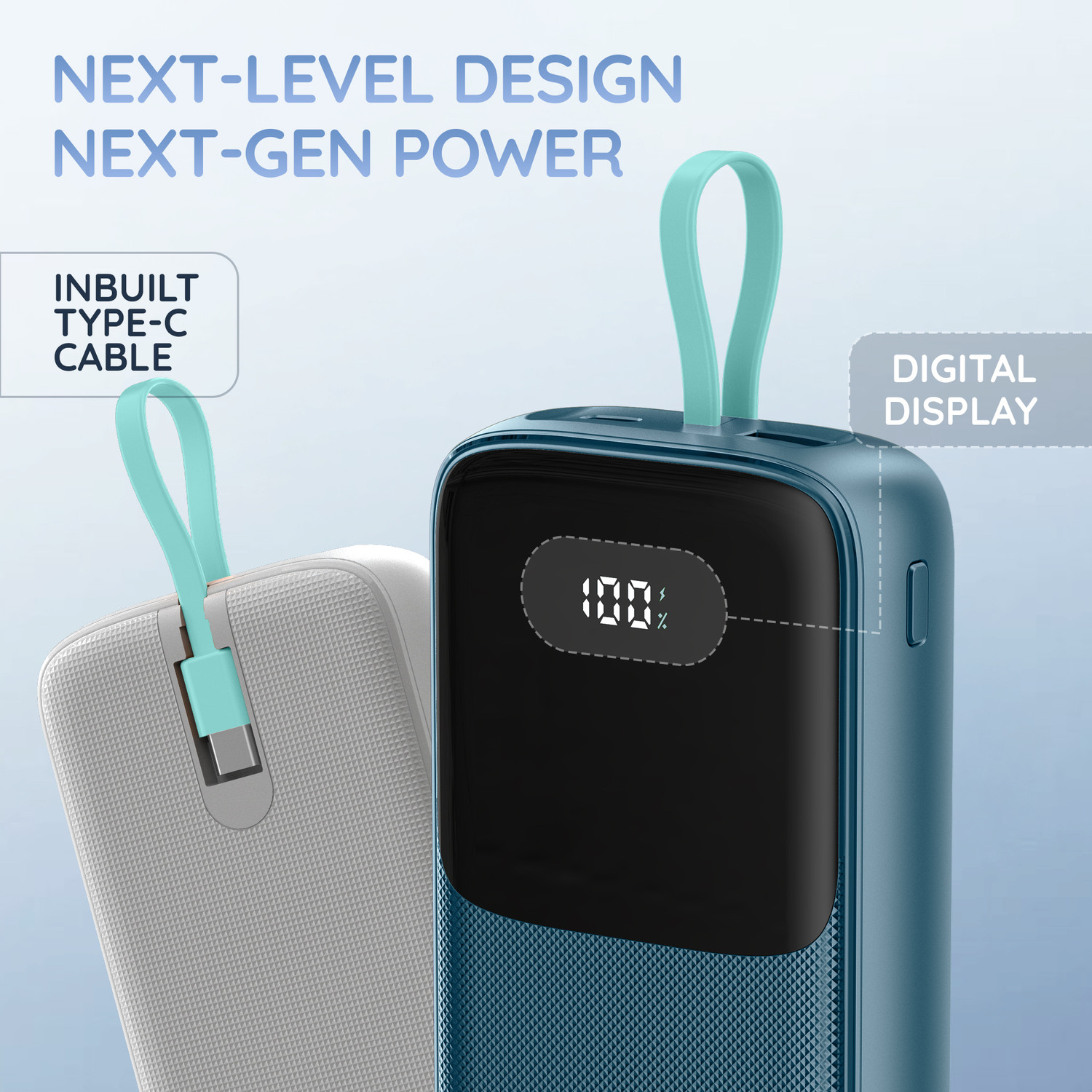 Image of Pebble 20000 mAh Compact Pocket Size Power Bank