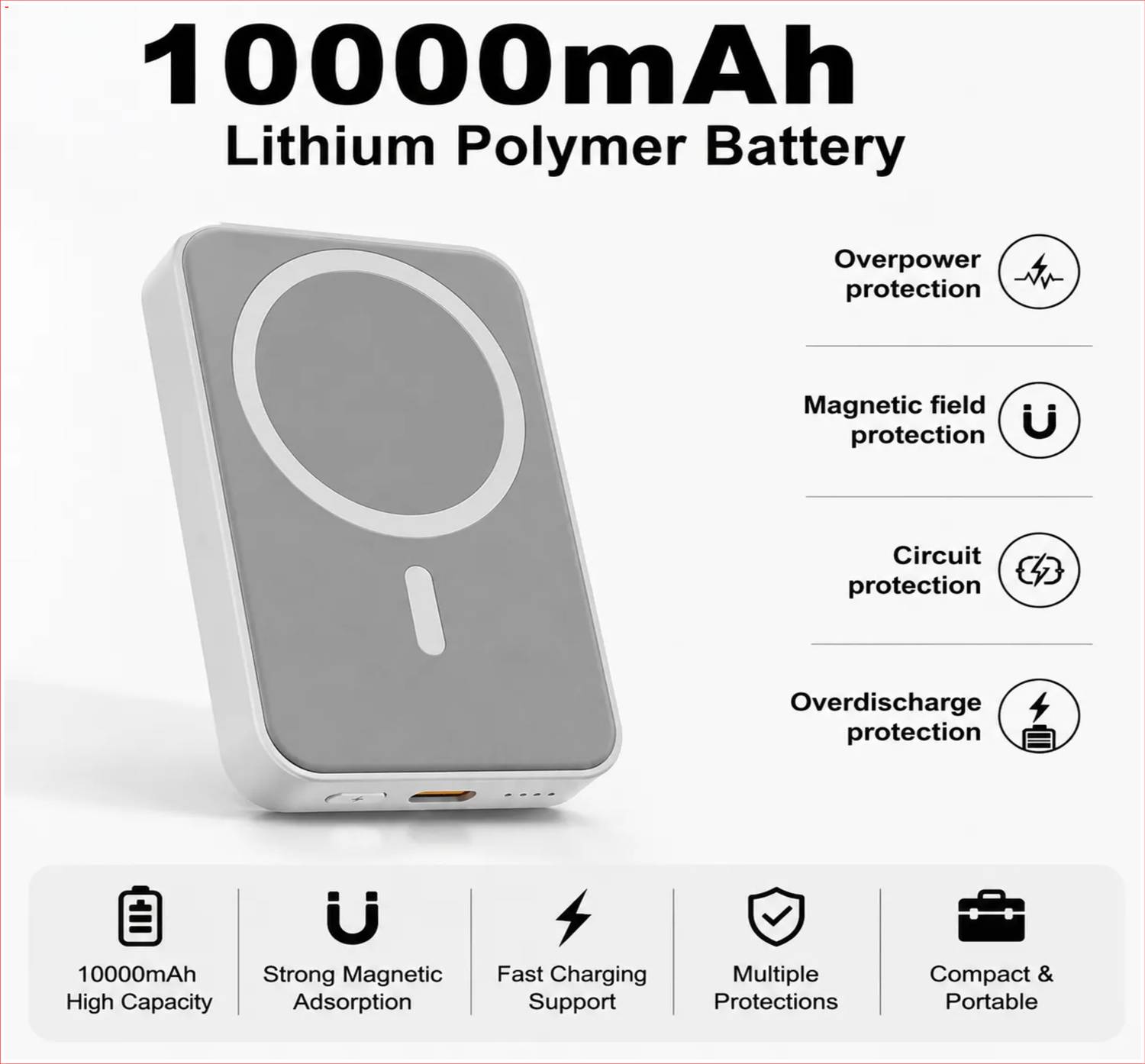APG 10000 mAh 22.5W MagSafe Power Bank - Image 1