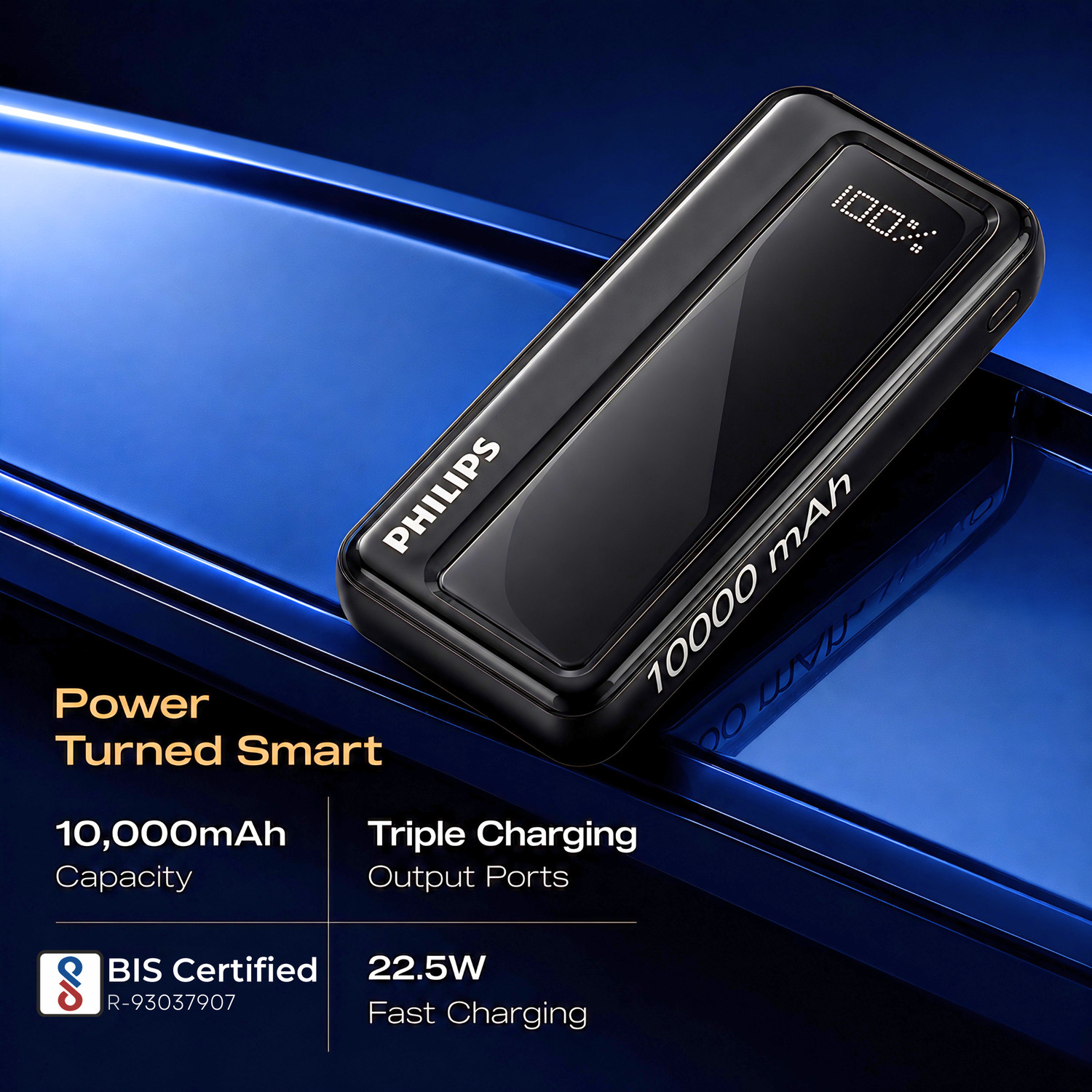 Image of PHILIPS 10000 mAh 22.5 W Power Bank
