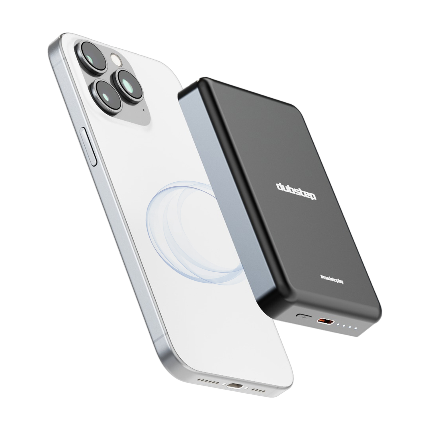 Dubstep 10000 mAh 20 W Wired & Wireless With MagSafe Compact Pocket Size Power Bank
