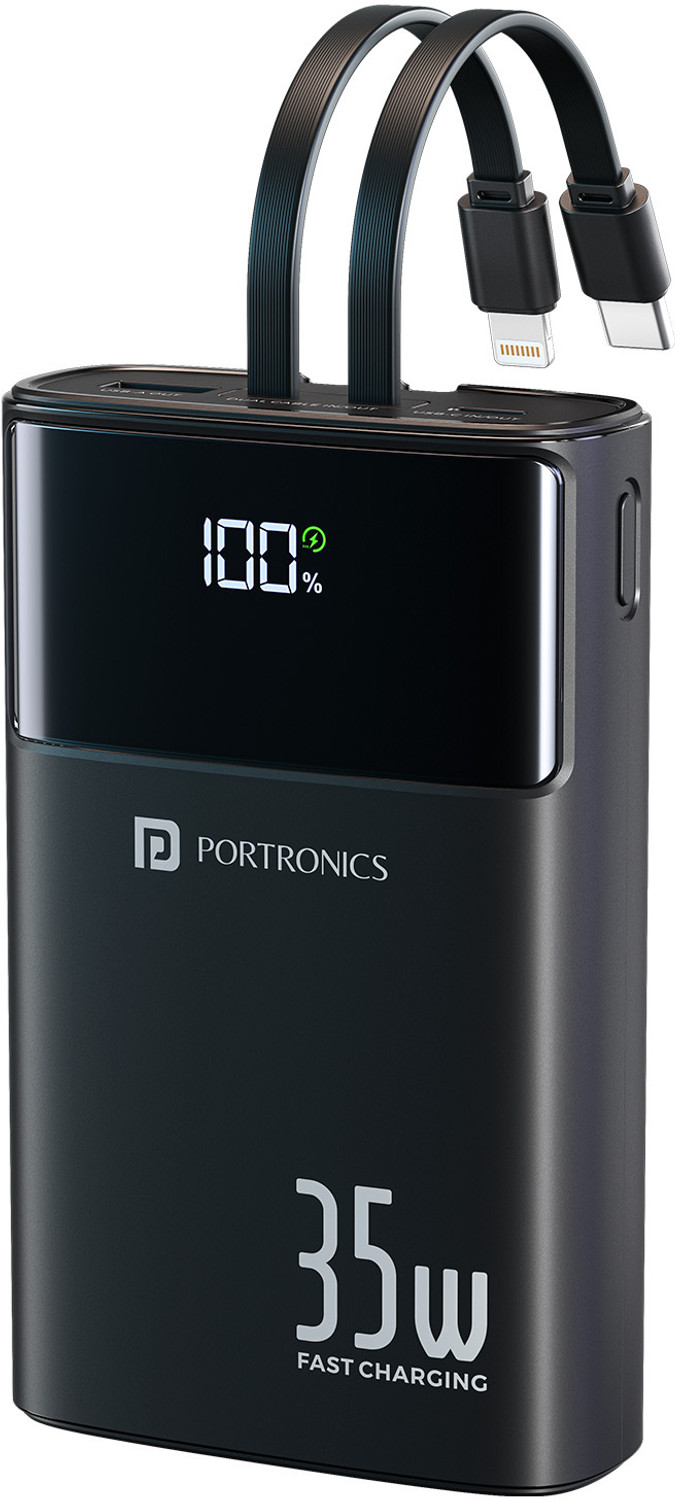 Image of Portronics 20000 mAh 35 W Compact Pocket Size Power Bank