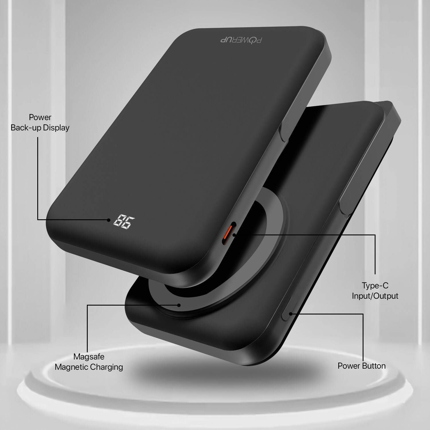 Power 10000 mAh 22.5W Wireless MagSafe Power Bank - Image 4
