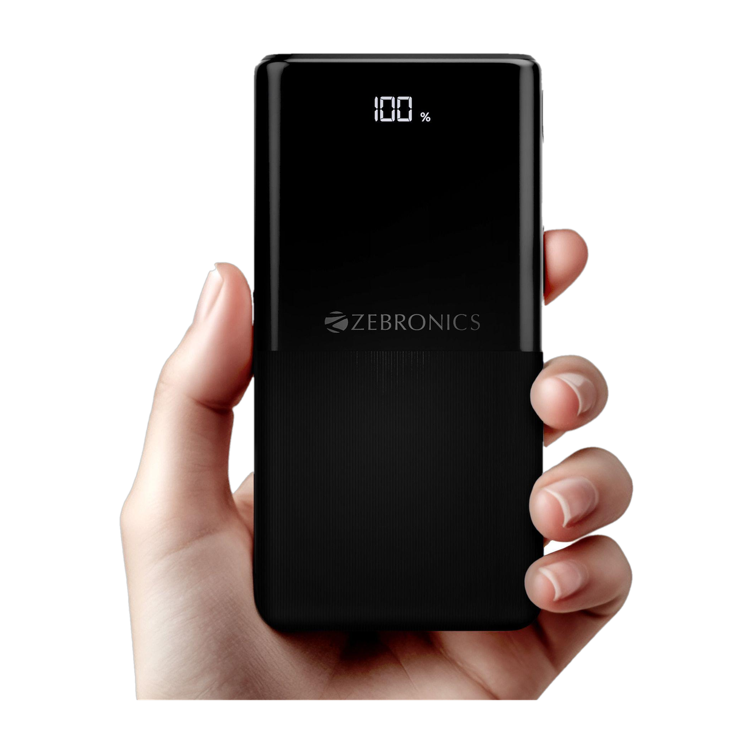 ZEBRONICS 10000mAh 22.5W Slim Power Bank (Black)