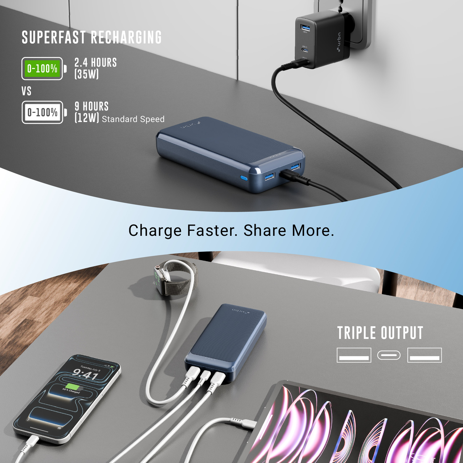 Image of URBN 20000 mAh 35 W Compact Power Bank