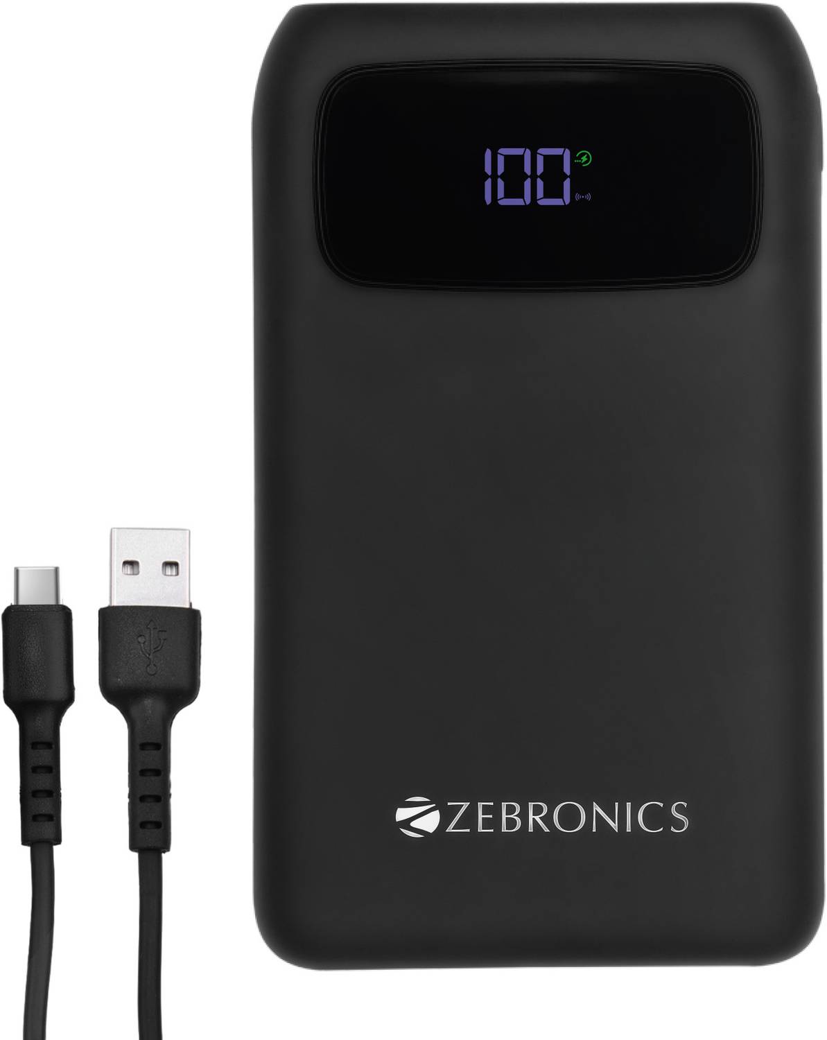 ZEBRONICS 10000 mAh 22.5 W Wireless Slim Power Bank