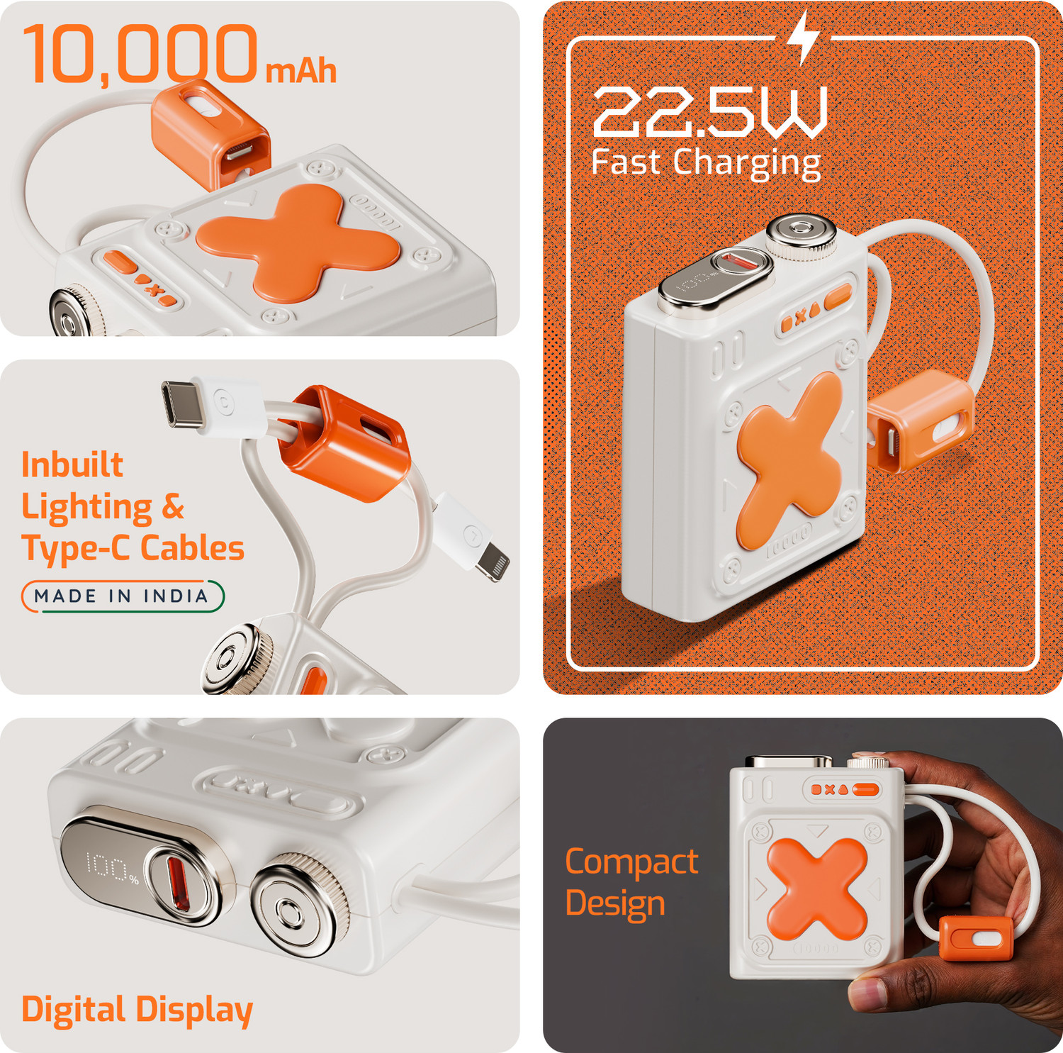 Image of Pebble 10000 mAh Ultra Compact Pocket Size Power Bank