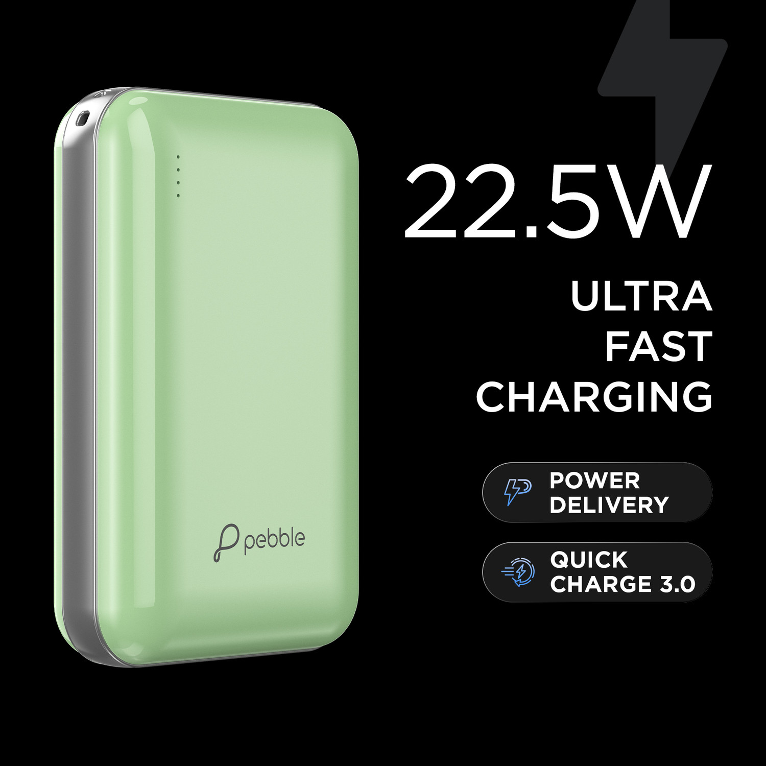 Image of Pebble 20000 mAh Compact Pocket Size Power Bank