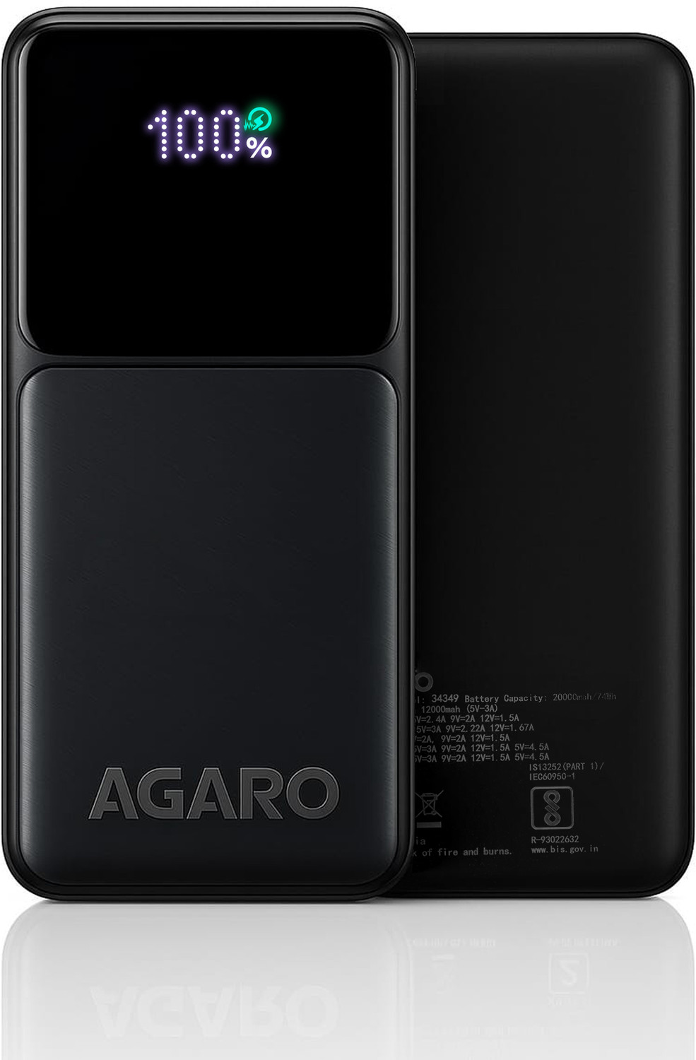 Image of AGARO 20000 mAh 22.5 W Compact Pocket Size Power Bank