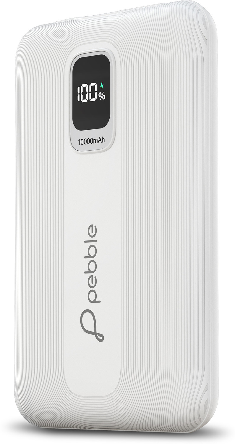 Image of Pebble 10000 mAh Ultra Slim Pocket Size Power Bank