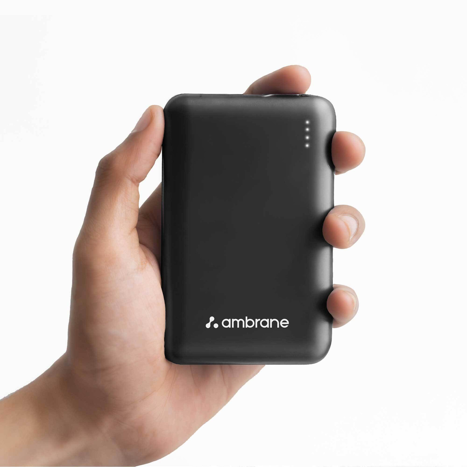 Image of Ambrane 10000 mAh 22.5 W Slim Pocket Size Power Bank (Black, Lithium Polymer, Power Delivery 3.0, Quick Charge 3.0 for Mobile)