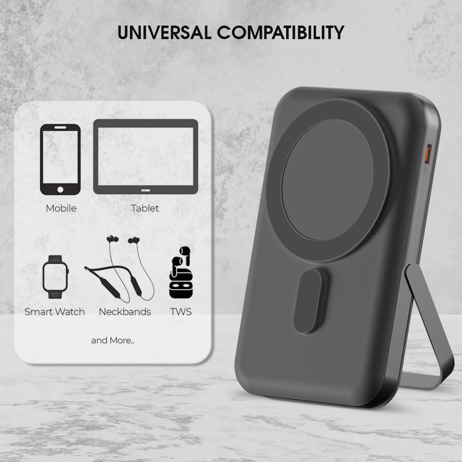 Power 10000 mAh 22.5W Wireless MagSafe Power Bank - Image 5
