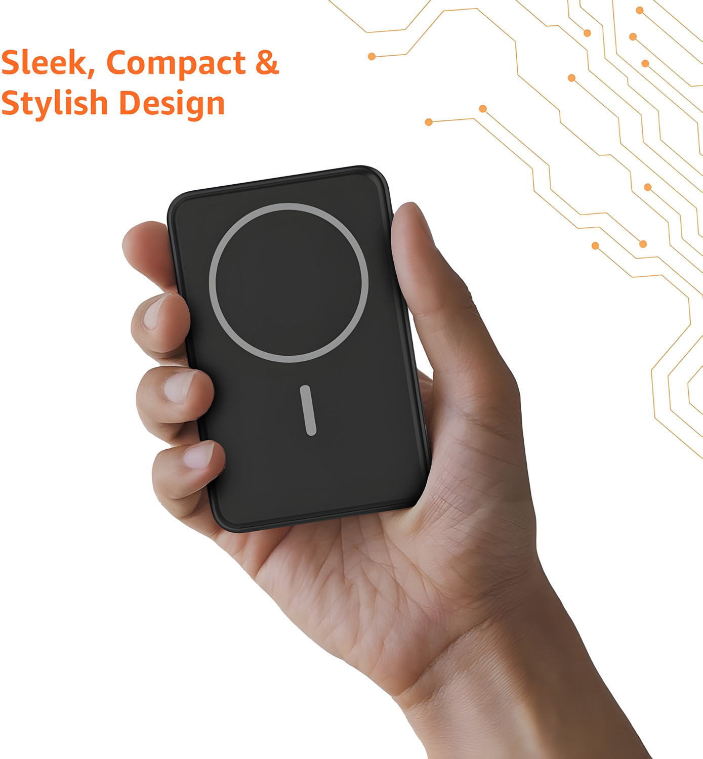 Image of Soroo Future 10000 mAh 30 W Wired & Wireless Compact Pocket Size Power Bank