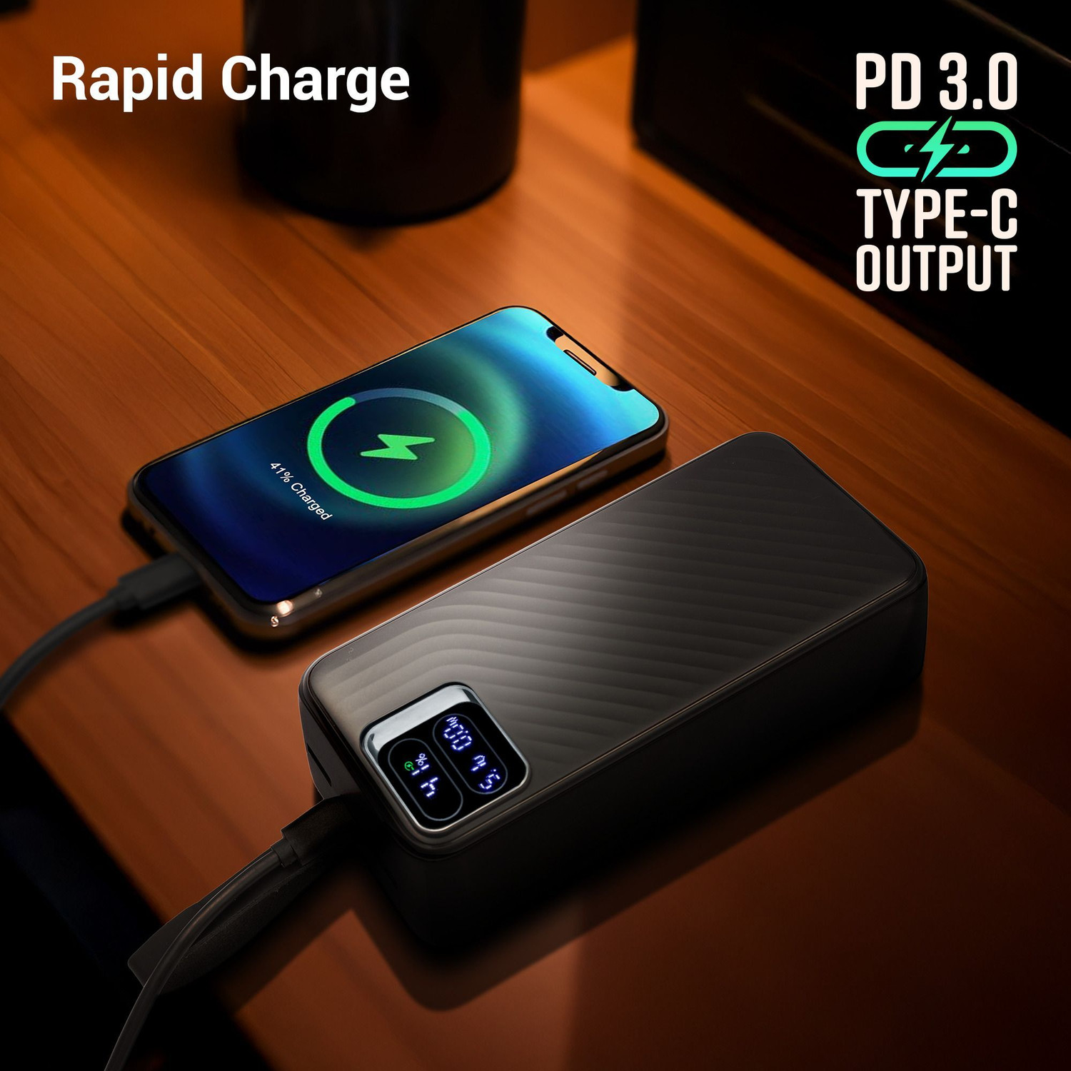 Image of ZEBRONICS 50000 mAh 22.5 W Slim Power Bank