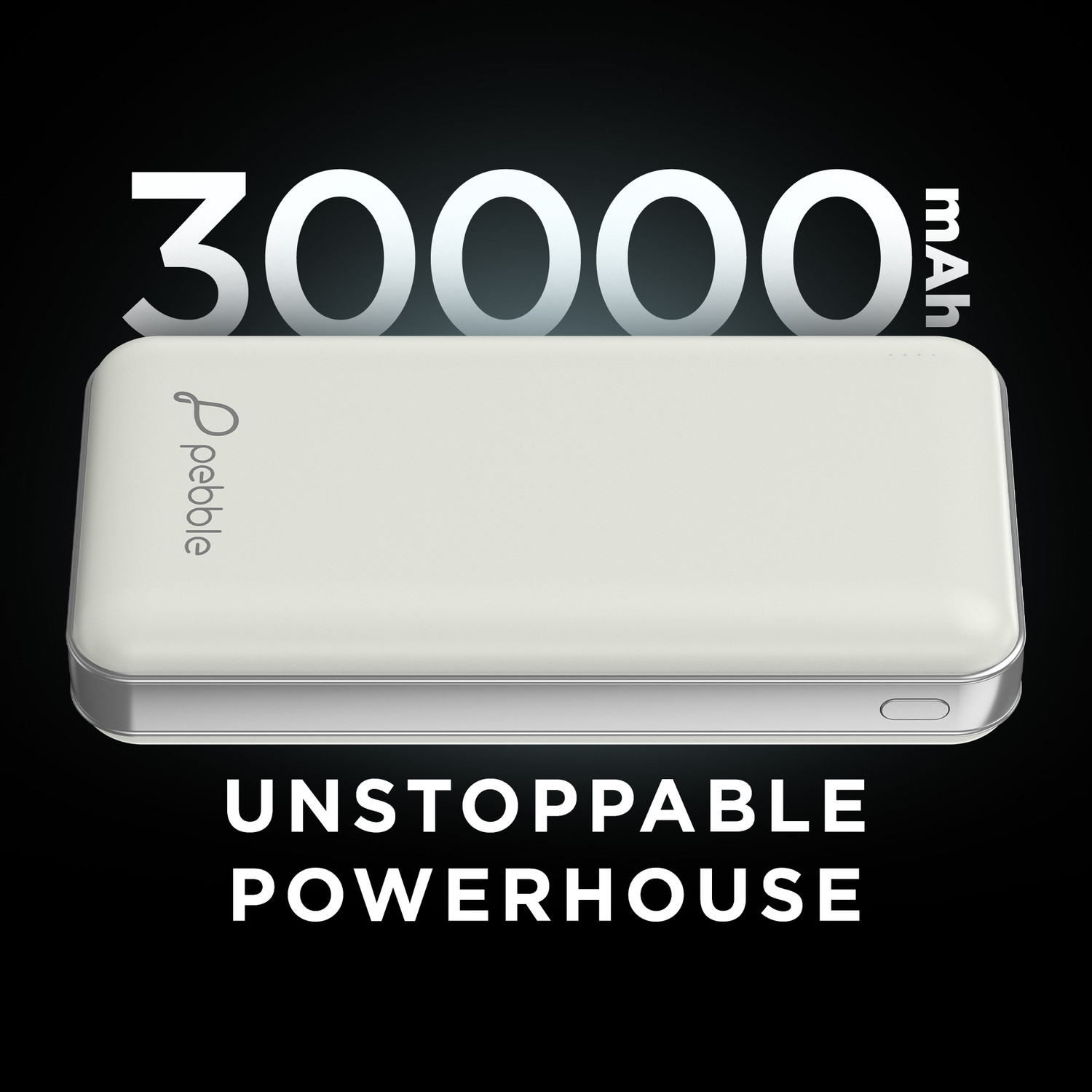 Image of Pebble 30000 mAh Compact Pocket Size Power Bank