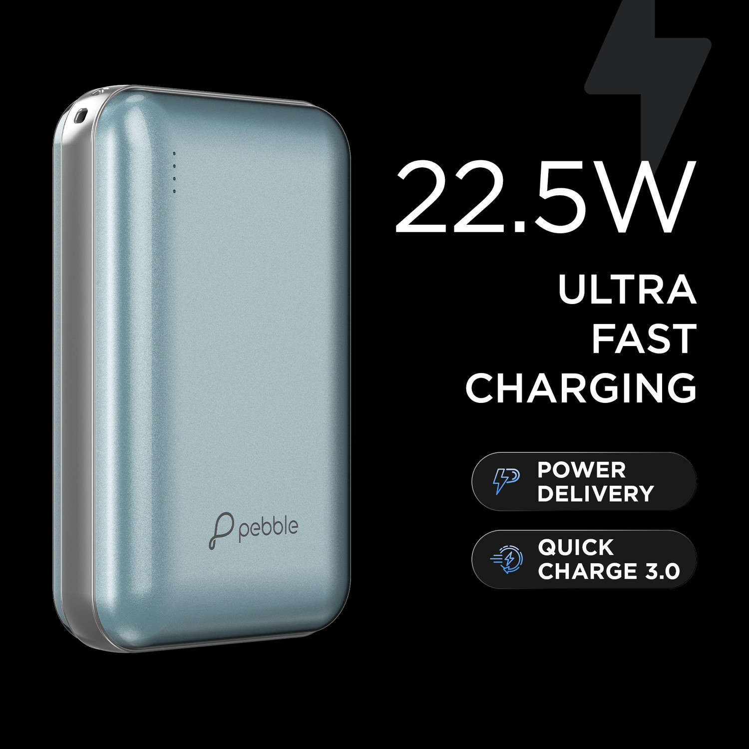 Image of Pebble 20000 mAh Compact Pocket Size Power Bank