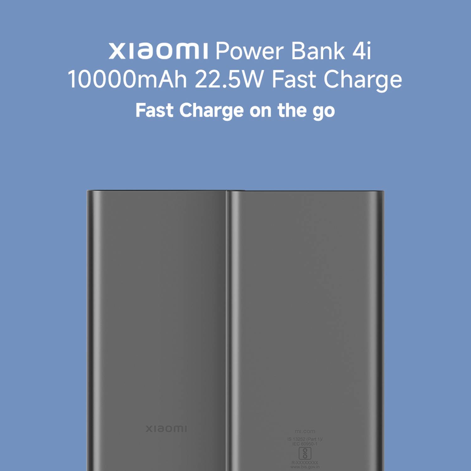 Mi 10000 mAh 22.5W Slim Black Power Bank - Image 2