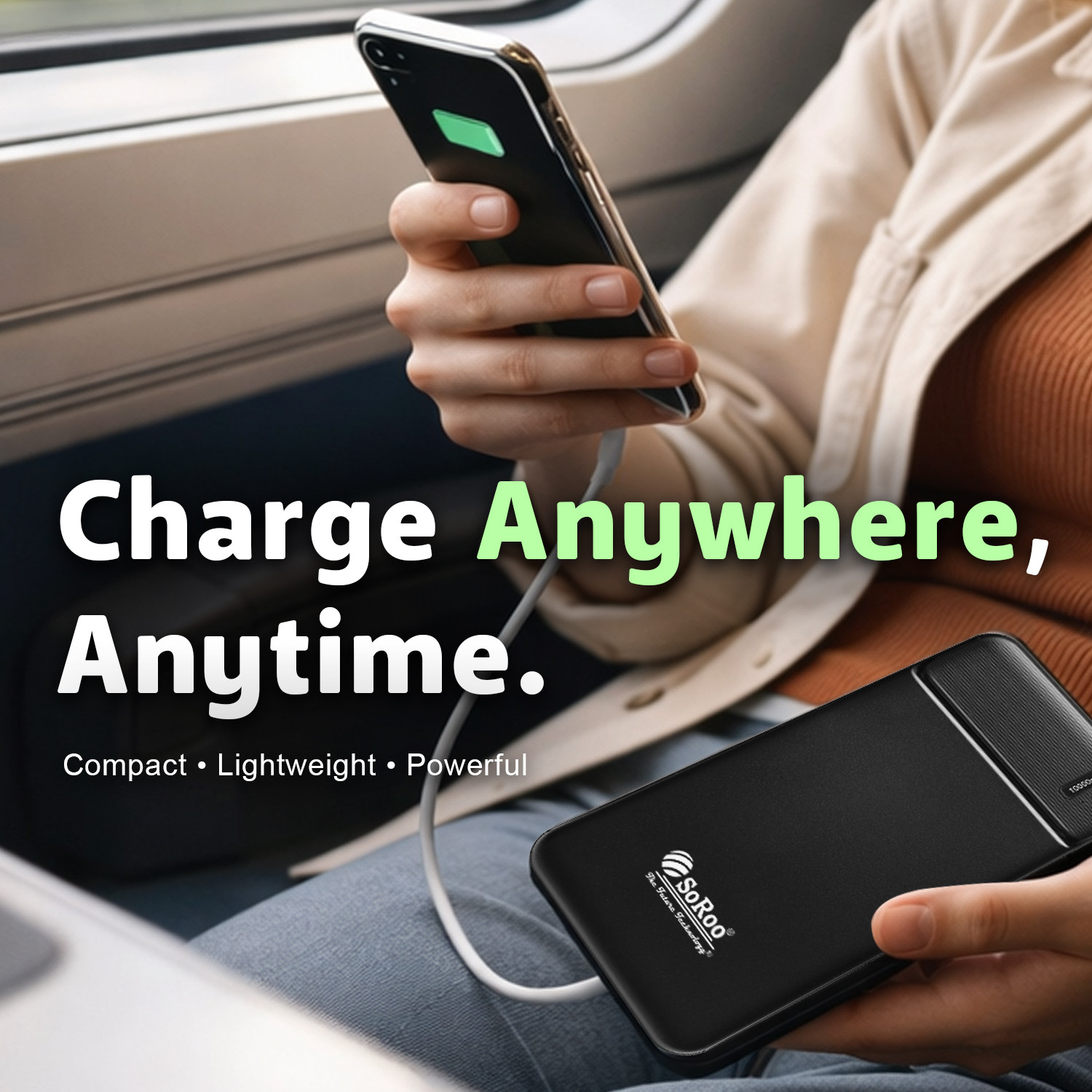 Image of Soroo Future 10000 mAh 18 W Compact Pocket Size Power Bank