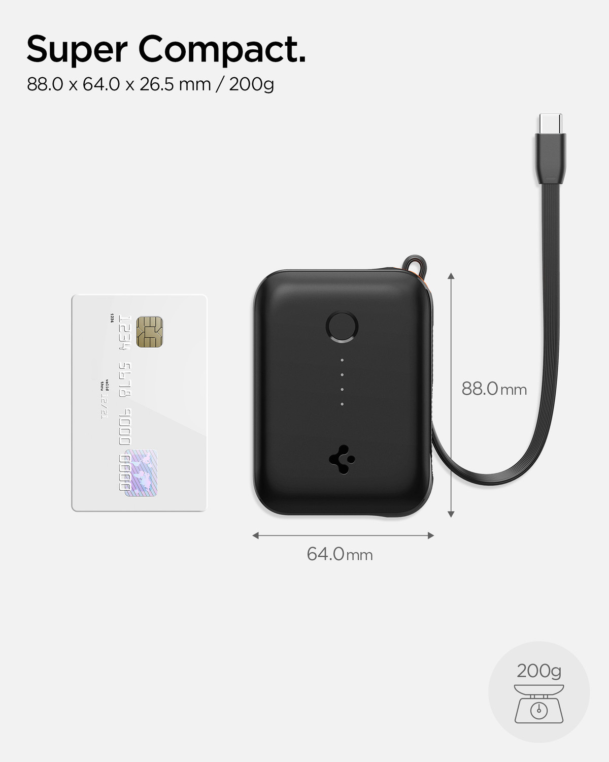 Image of Spigen 10000 mAh 30 W Compact Pocket Size Power Bank
